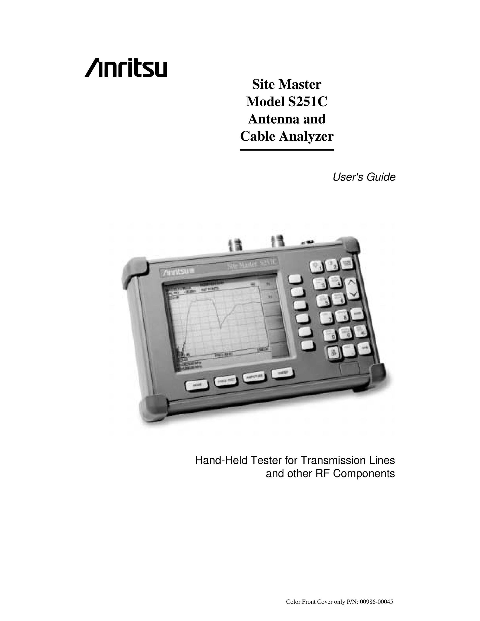 Anritsu S251C Stereo System User Manual