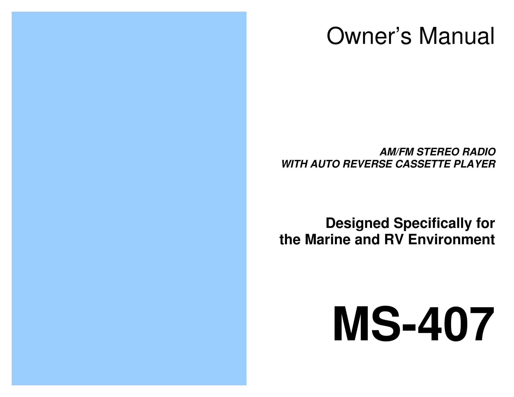 ASA Electronics MS-407 Stereo System User Manual