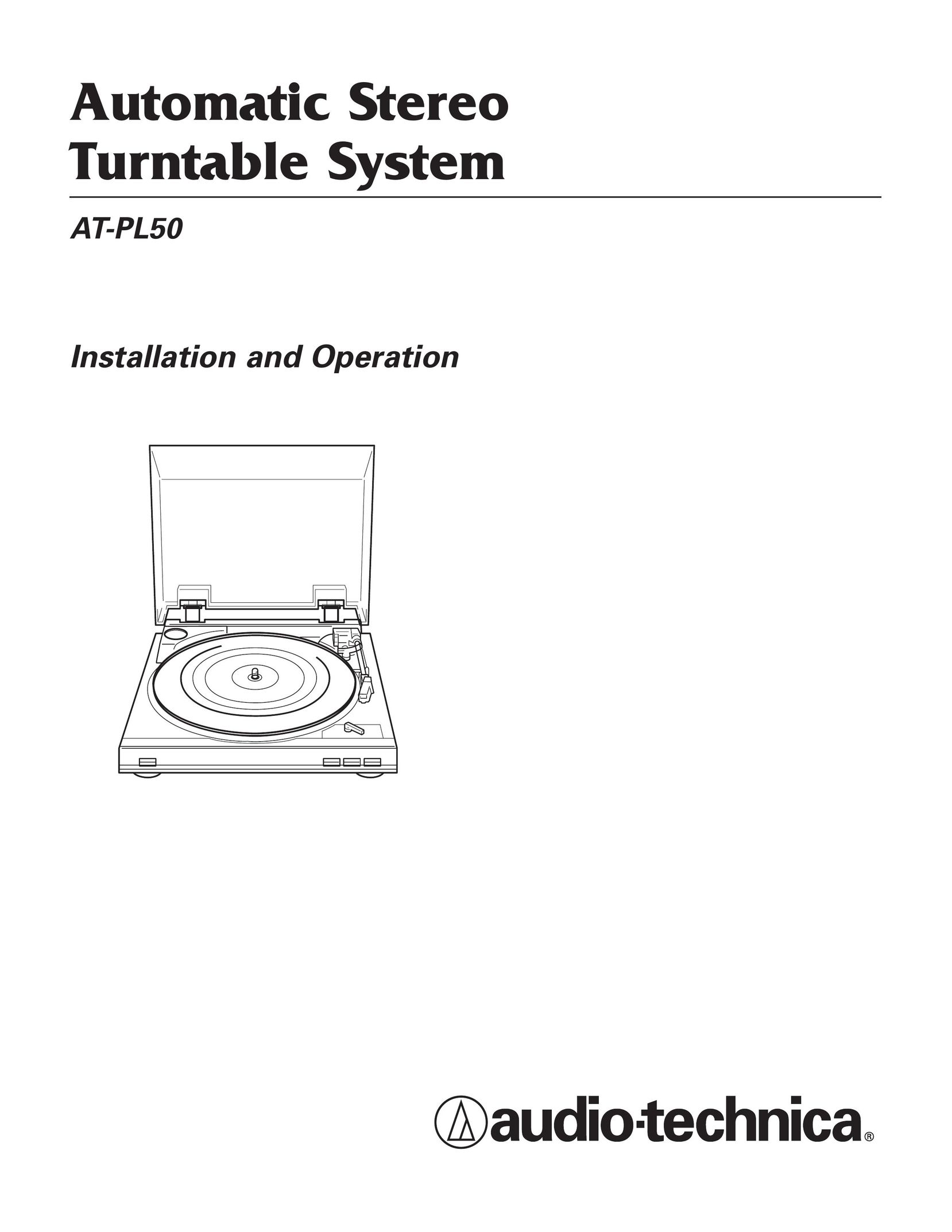 Audio-Technica AT-PL50 Stereo System User Manual