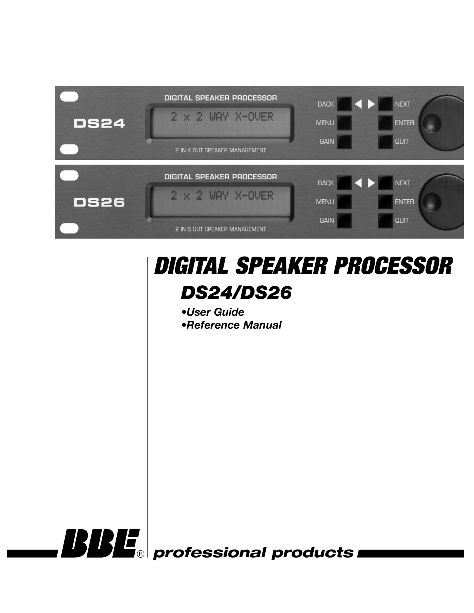 BBE DS24 Stereo System User Manual