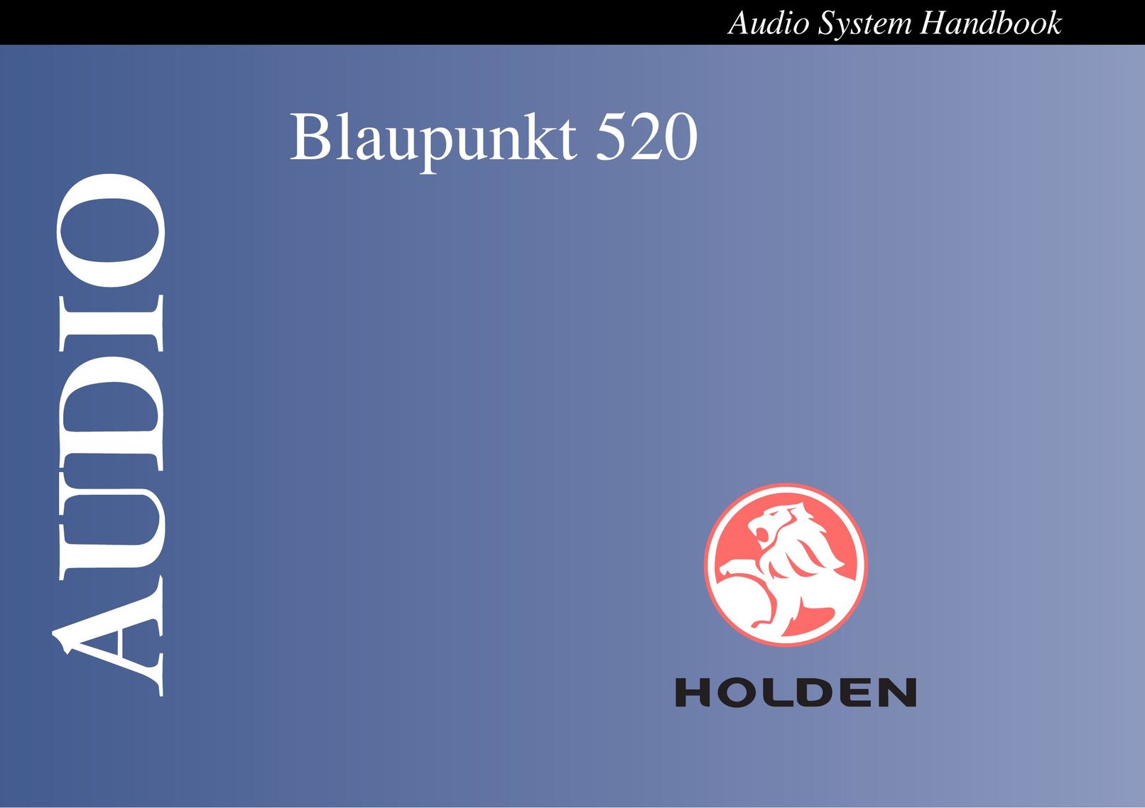 Blaupunkt 520 Stereo System User Manual