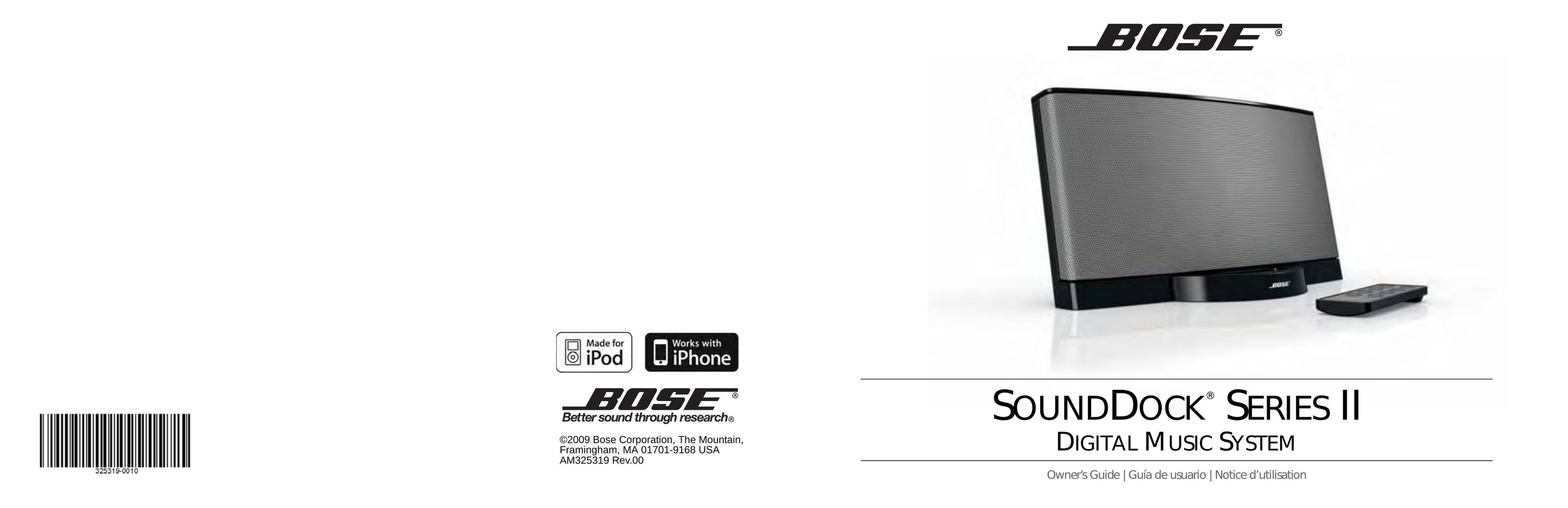 Bose SoundDock Series II (Silver) Stereo System User Manual