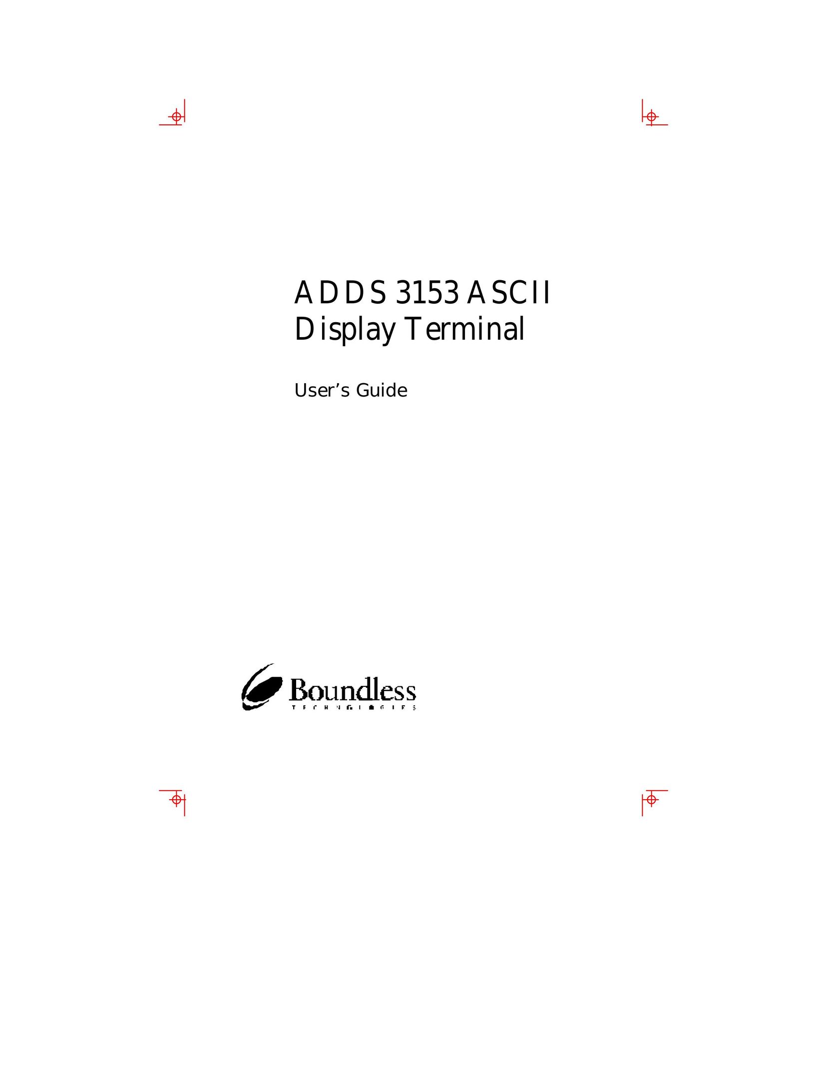 Boundless Technologies ADDS 3153 ASCII Stereo System User Manual