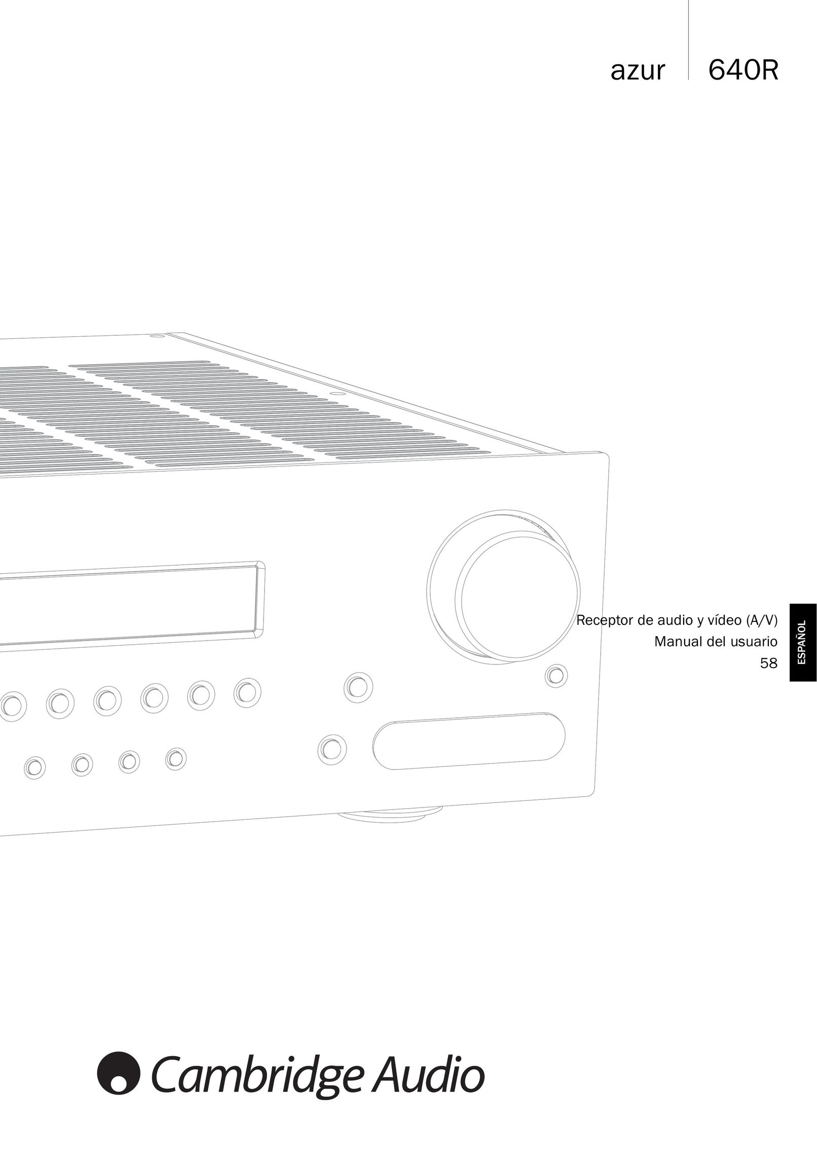Cambridge Audio 640R Stereo System User Manual