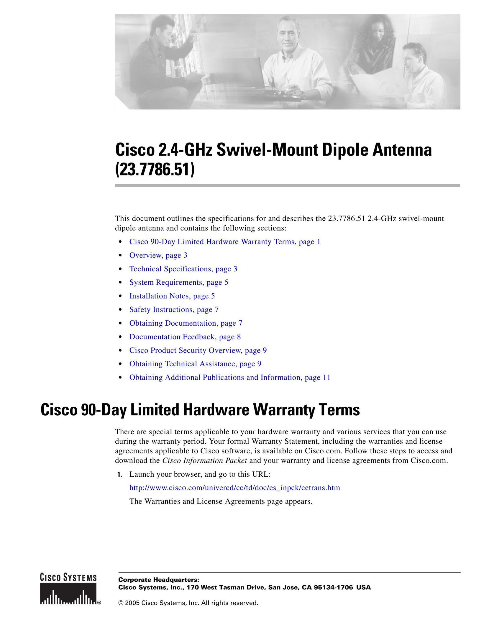 Cisco Systems 23.7786.51 Stereo System User Manual