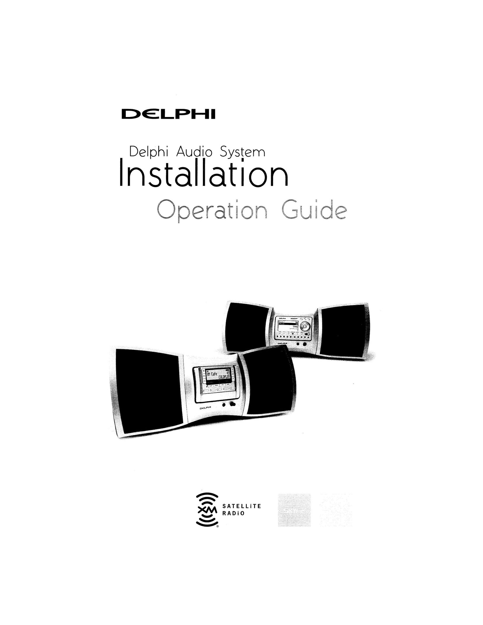 Delphi SA10201 Stereo System User Manual