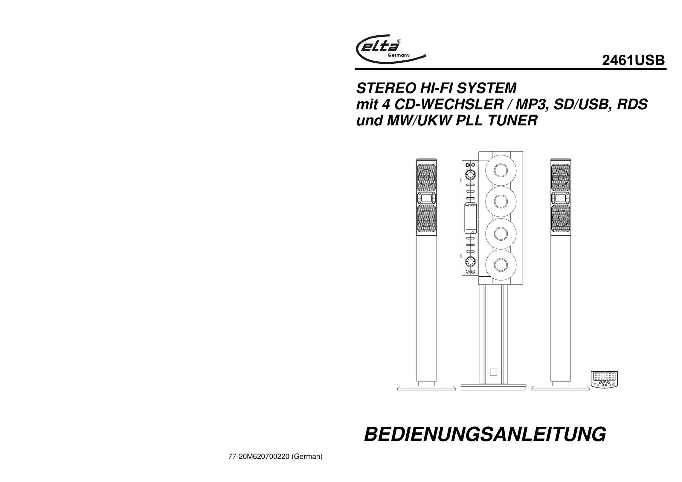 Elta 2461USB Stereo System User Manual