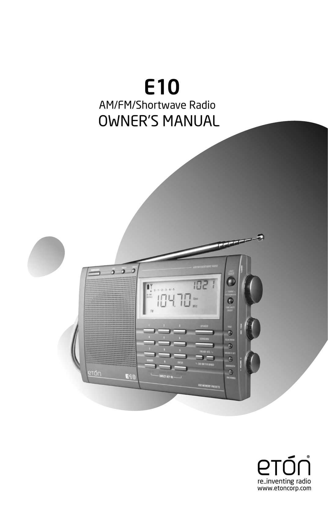 Grundig E10 Stereo System User Manual
