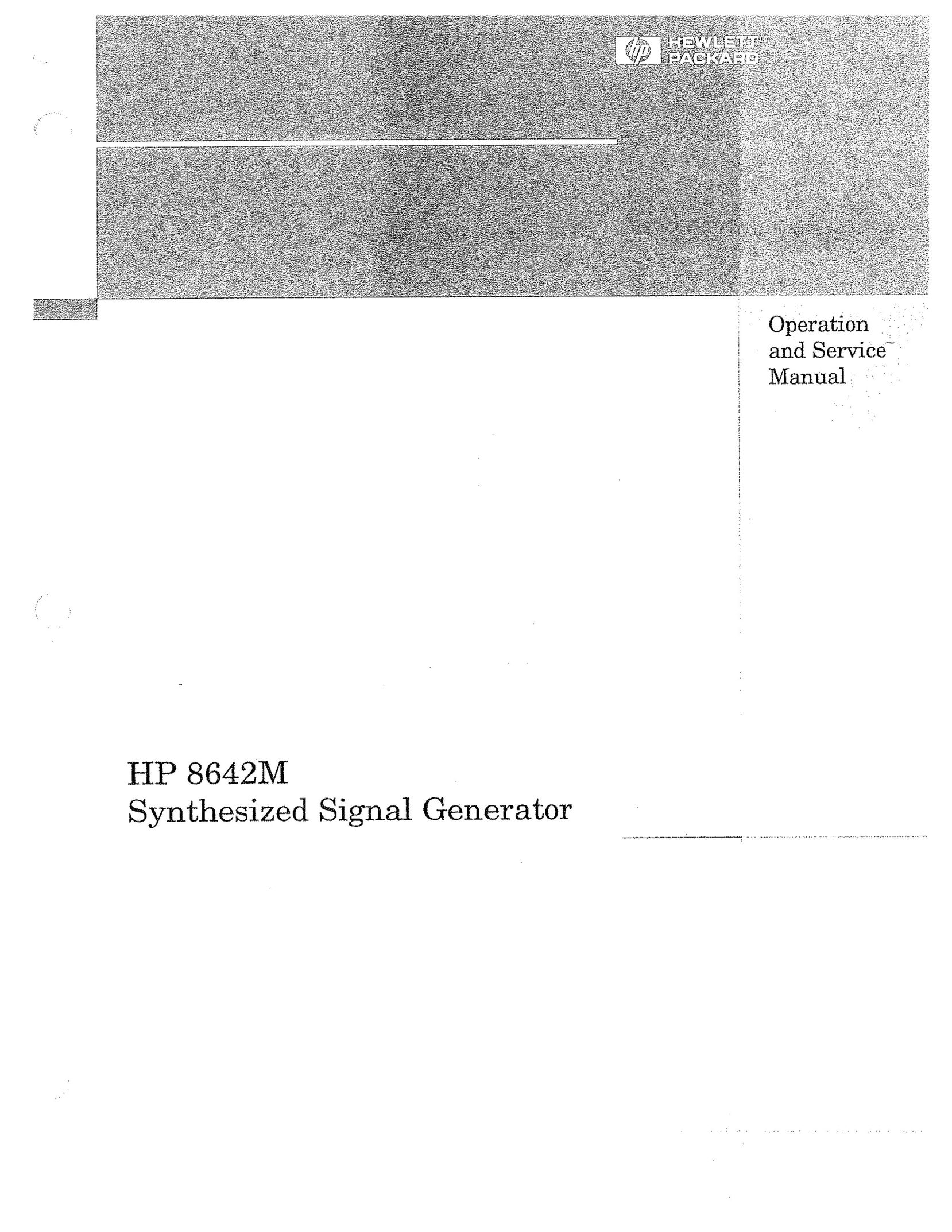 HP (Hewlett-Packard) 842M Stereo System User Manual