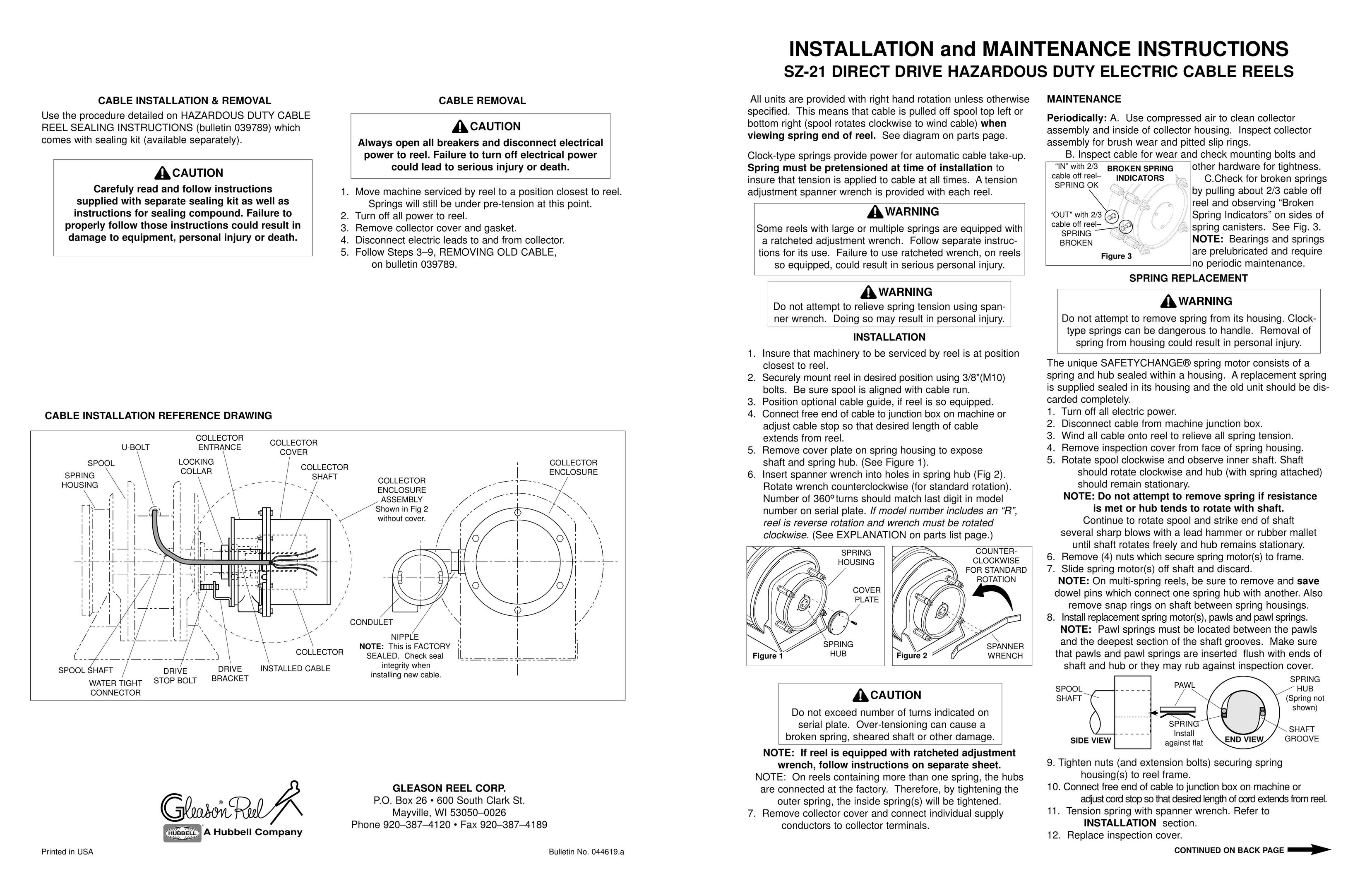 Hubbell SZ-21 Stereo System User Manual