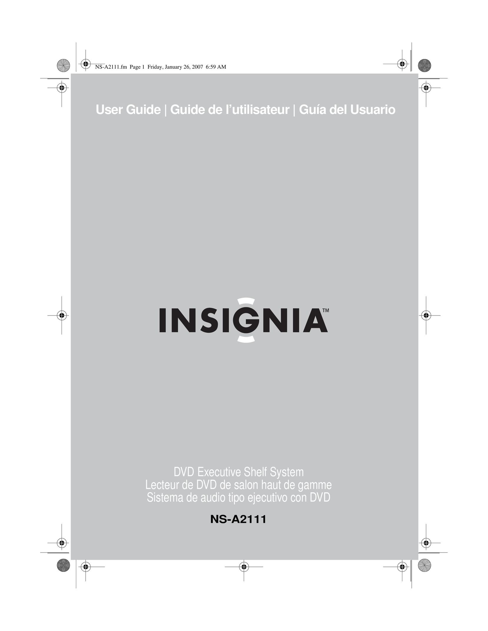 Insignia NS-A2111 Stereo System User Manual