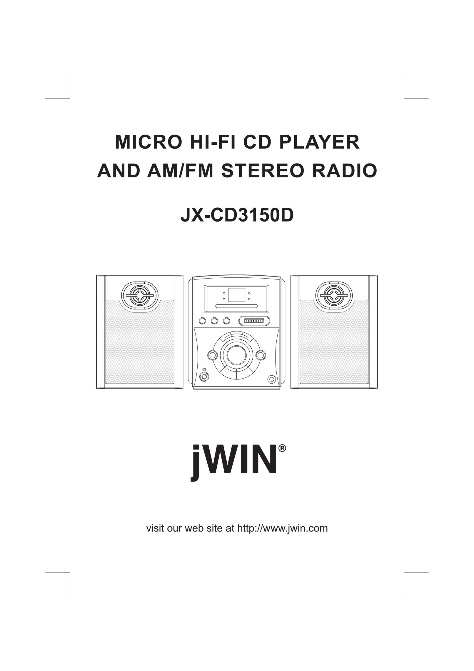 Jwin JX-CD3150D Stereo System User Manual