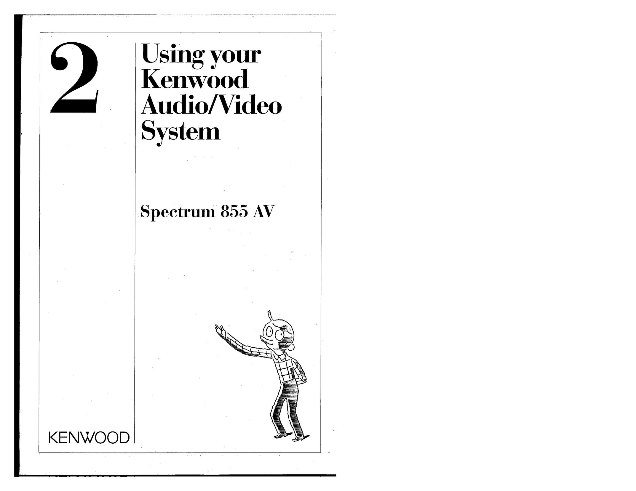 Kenwood 855 AV Stereo System User Manual