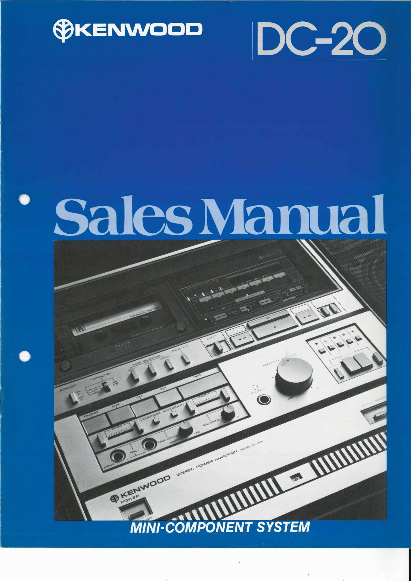 Kenwood DC-20 Stereo System User Manual