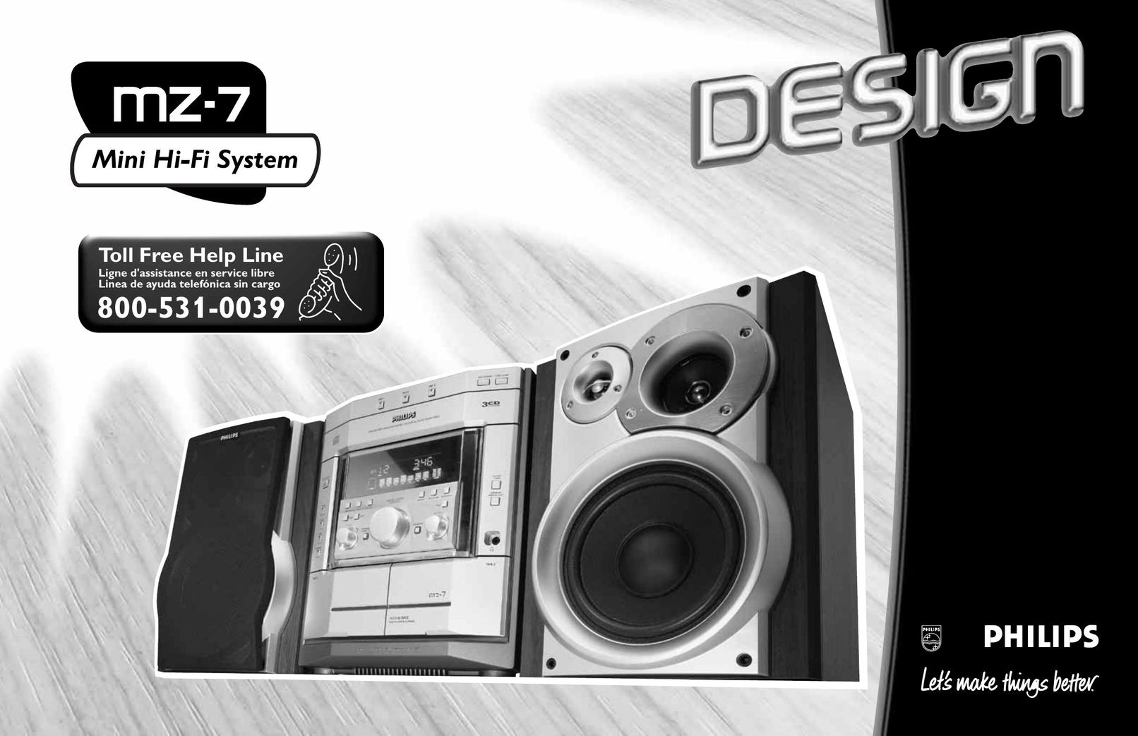 Magnavox MZ7 Stereo System User Manual
