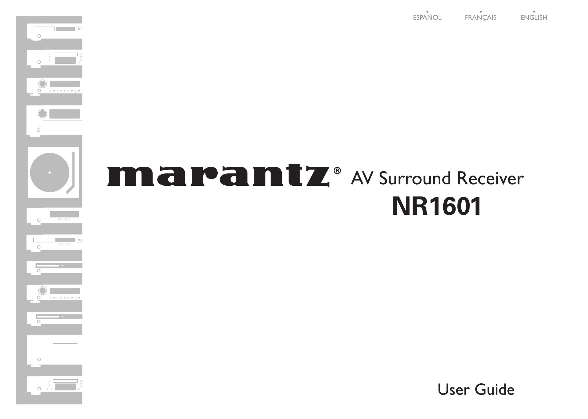 Marantz NR1601 Stereo System User Manual