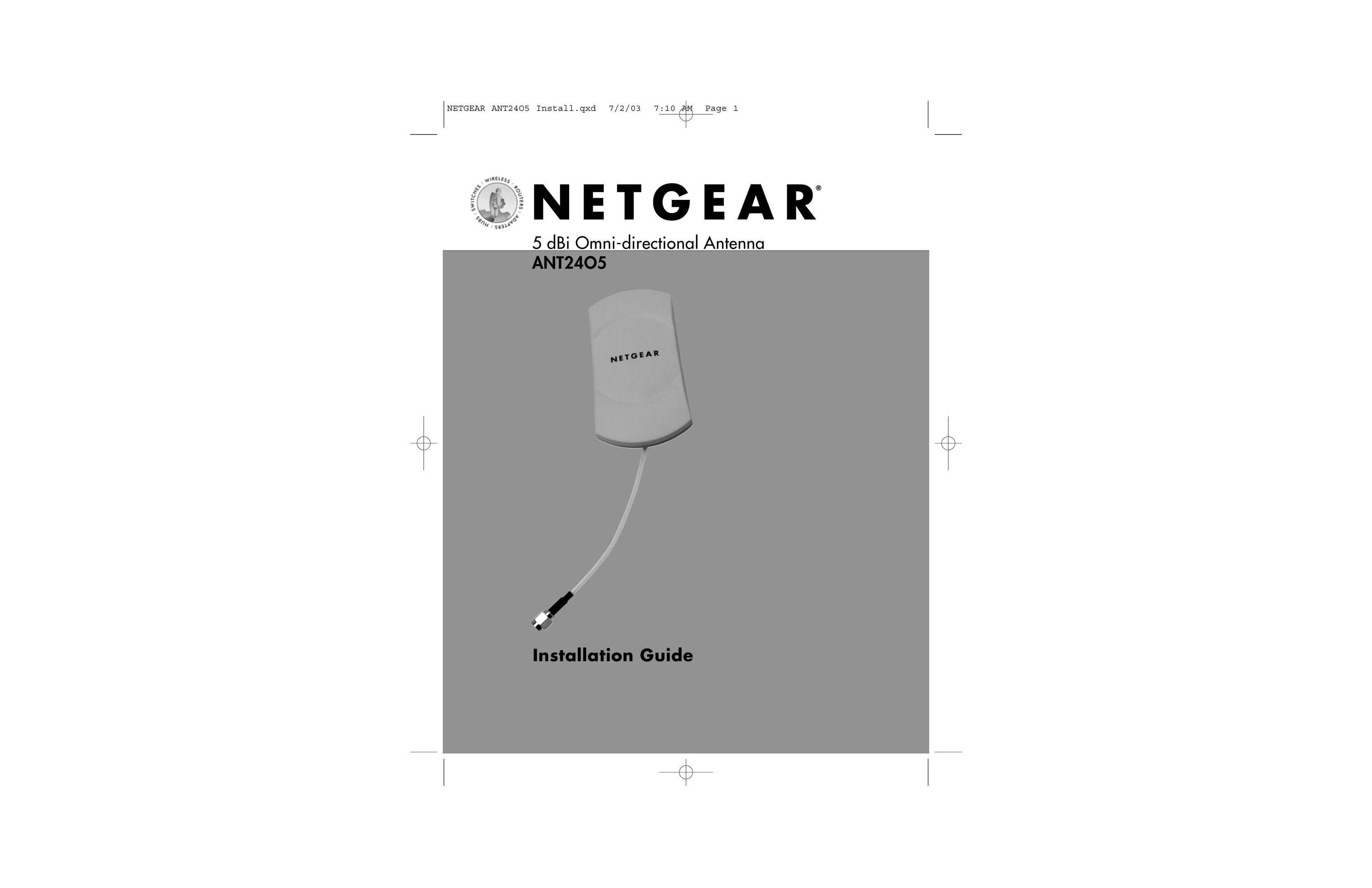NETGEAR ANT24O5 Stereo System User Manual