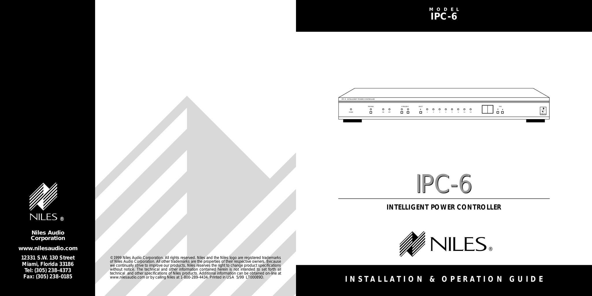 Niles Audio IPC-6 Stereo System User Manual