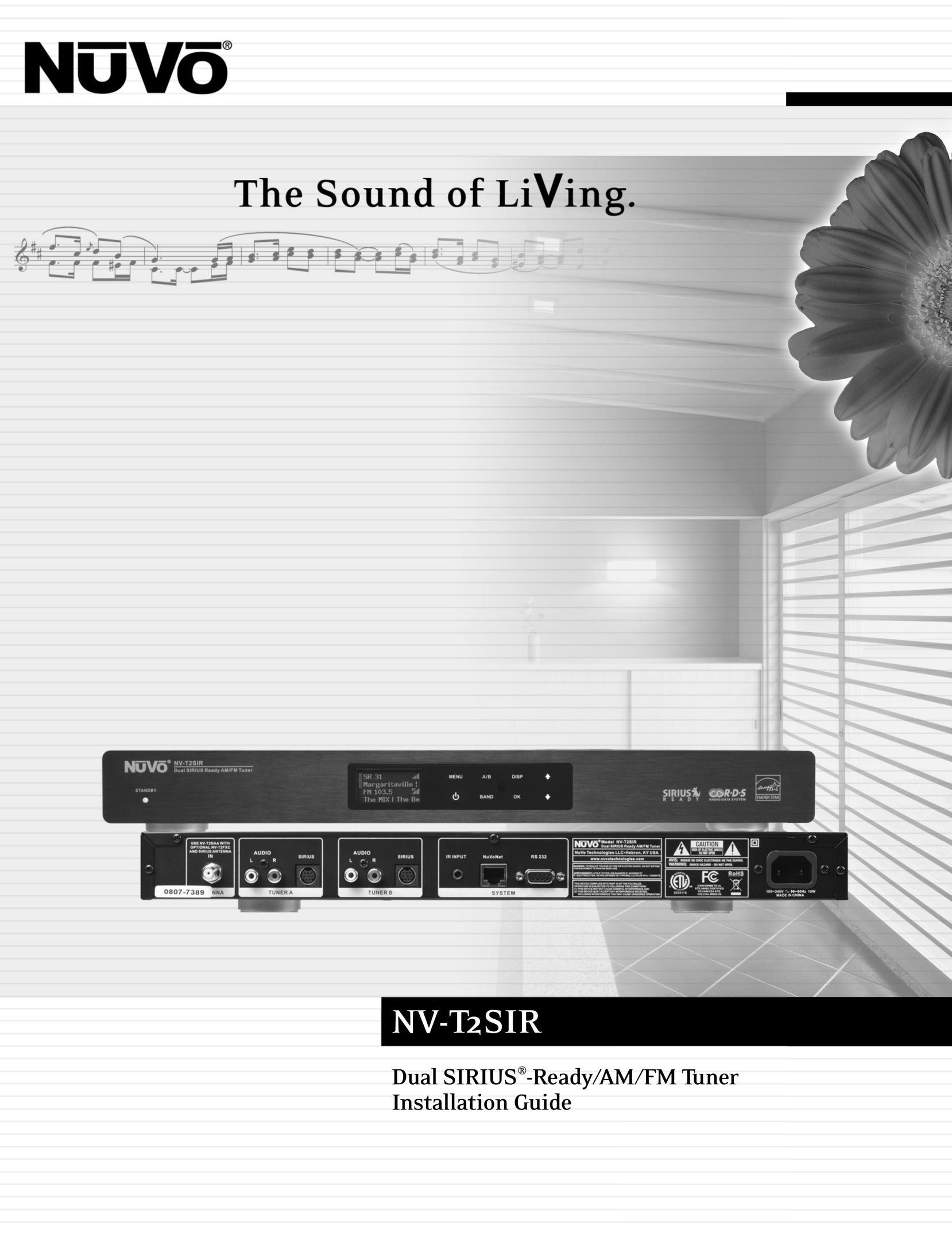 Nuvo NV-T2SIR Stereo System User Manual