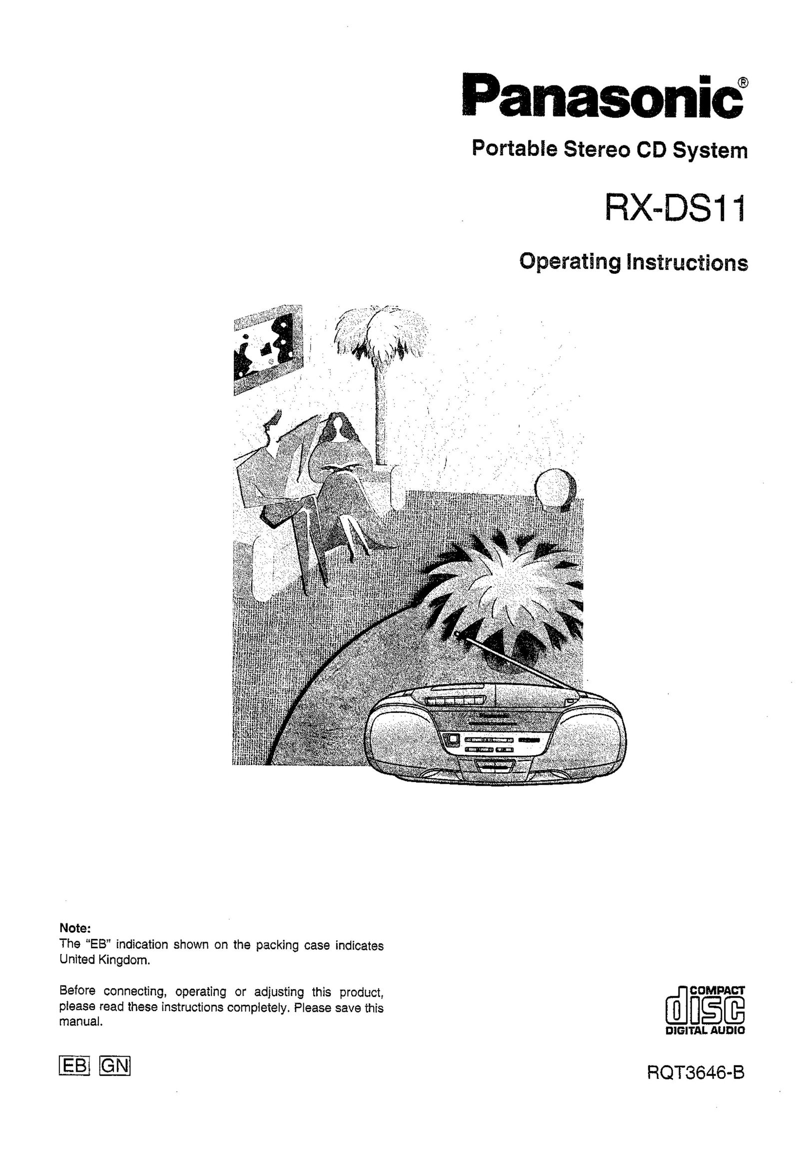 Panasonic RX-DS11 Stereo System User Manual