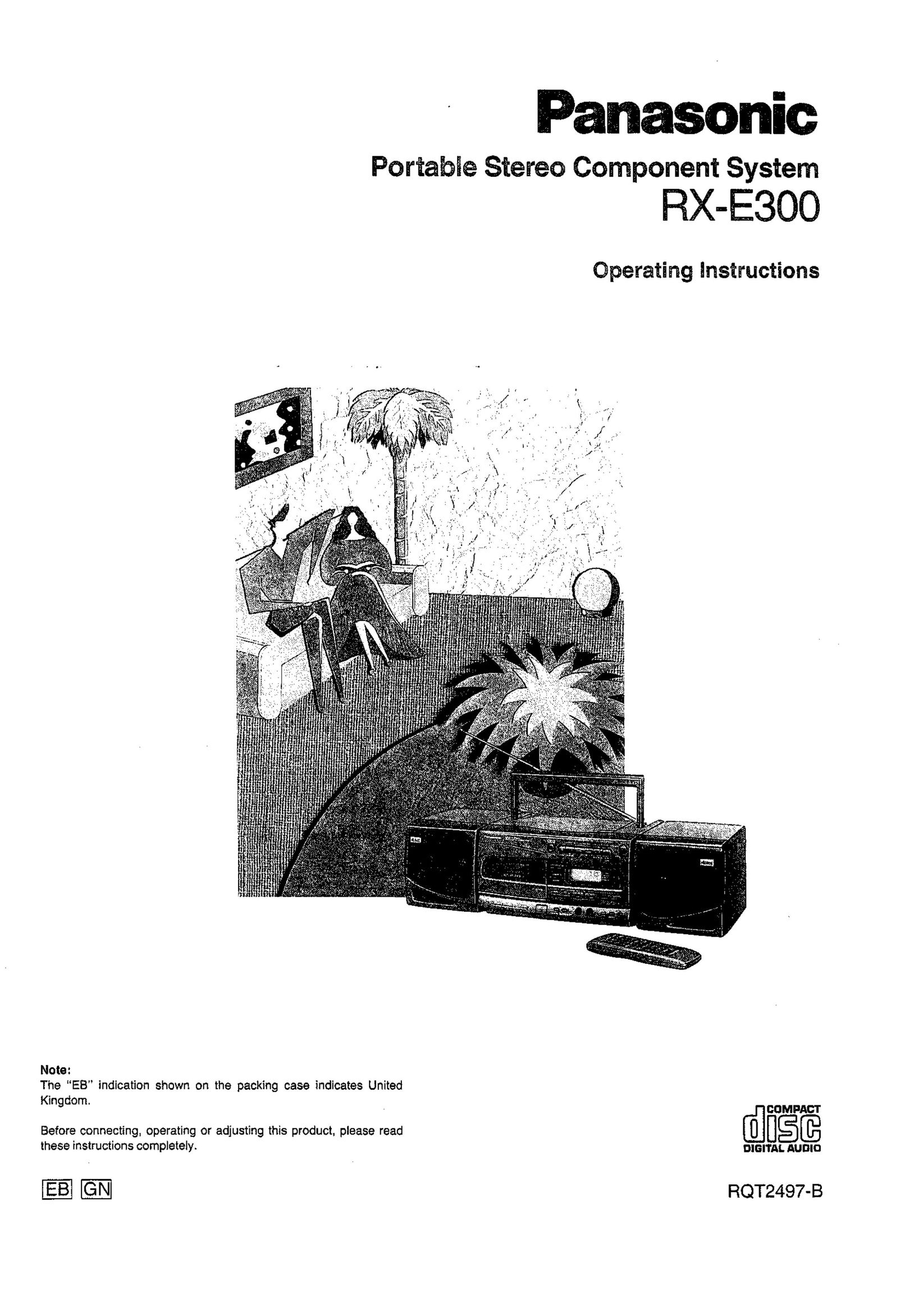 Panasonic RX-E300 Stereo System User Manual