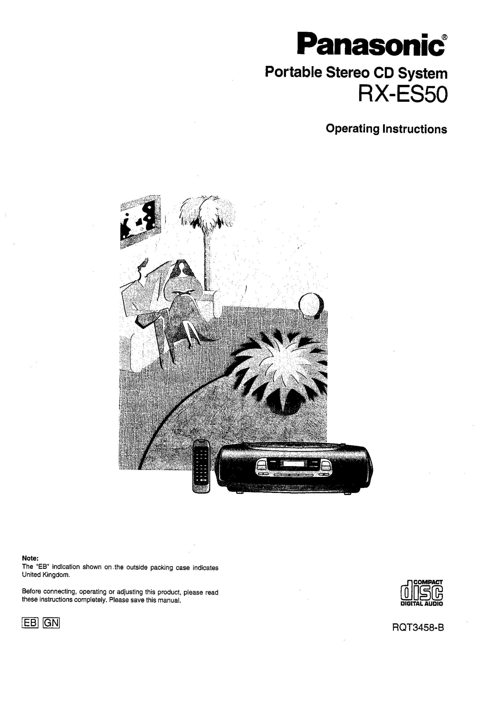 Panasonic RX-ES50 Stereo System User Manual