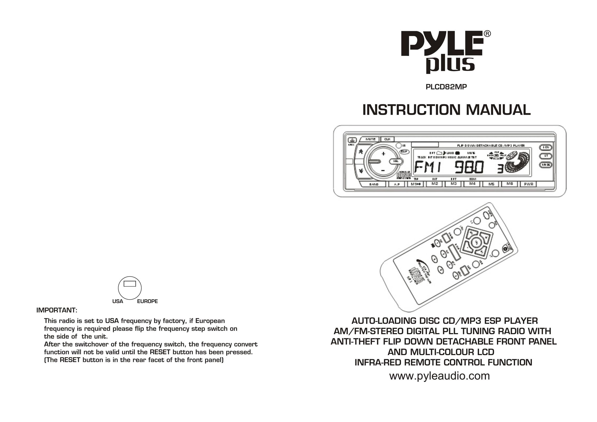 PYLE Audio PLCD82MP Stereo System User Manual