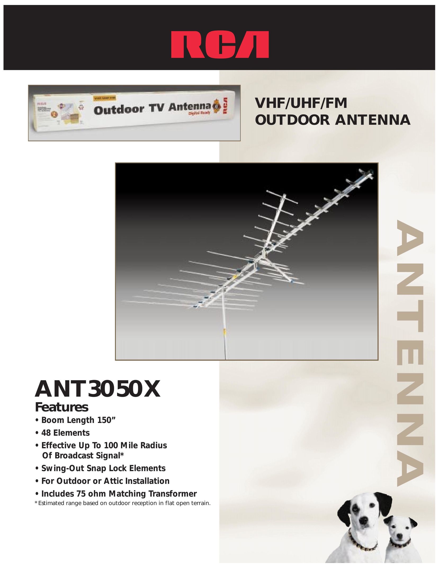 RCA ANT3050X Stereo System User Manual