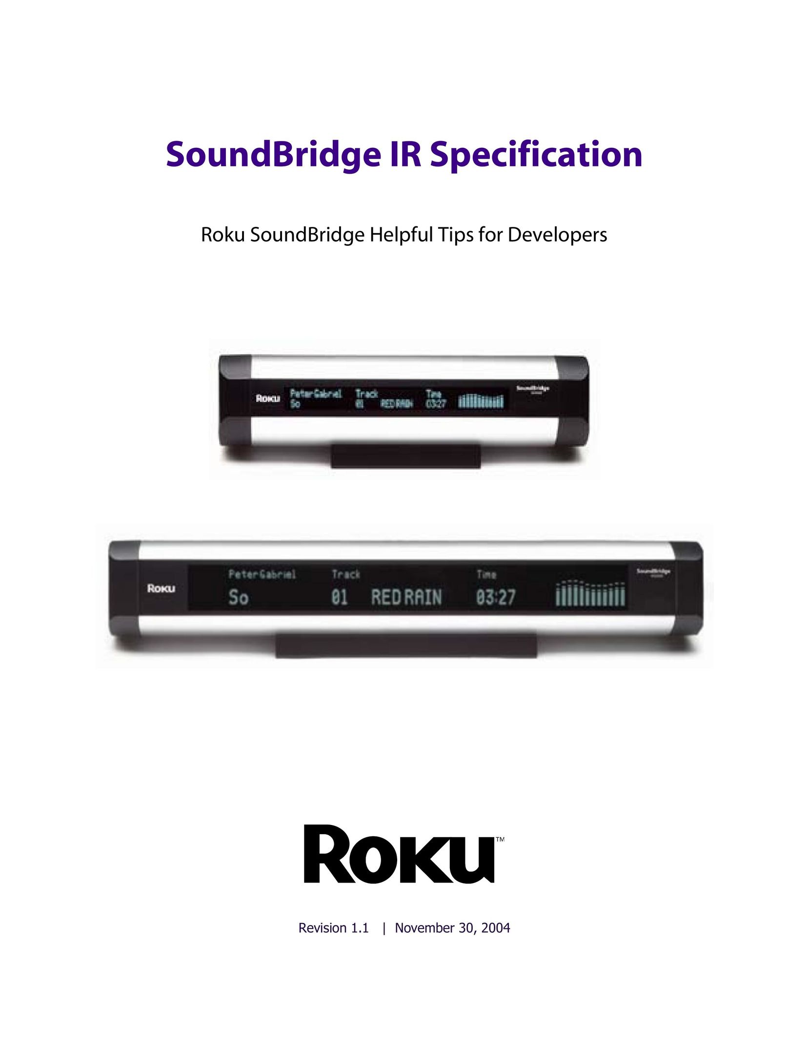 Roku M2000 Stereo System User Manual