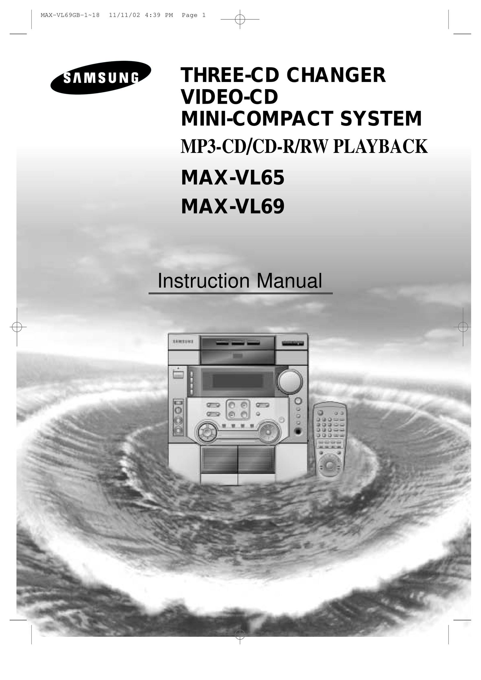 Samsung AH68-00939B Stereo System User Manual