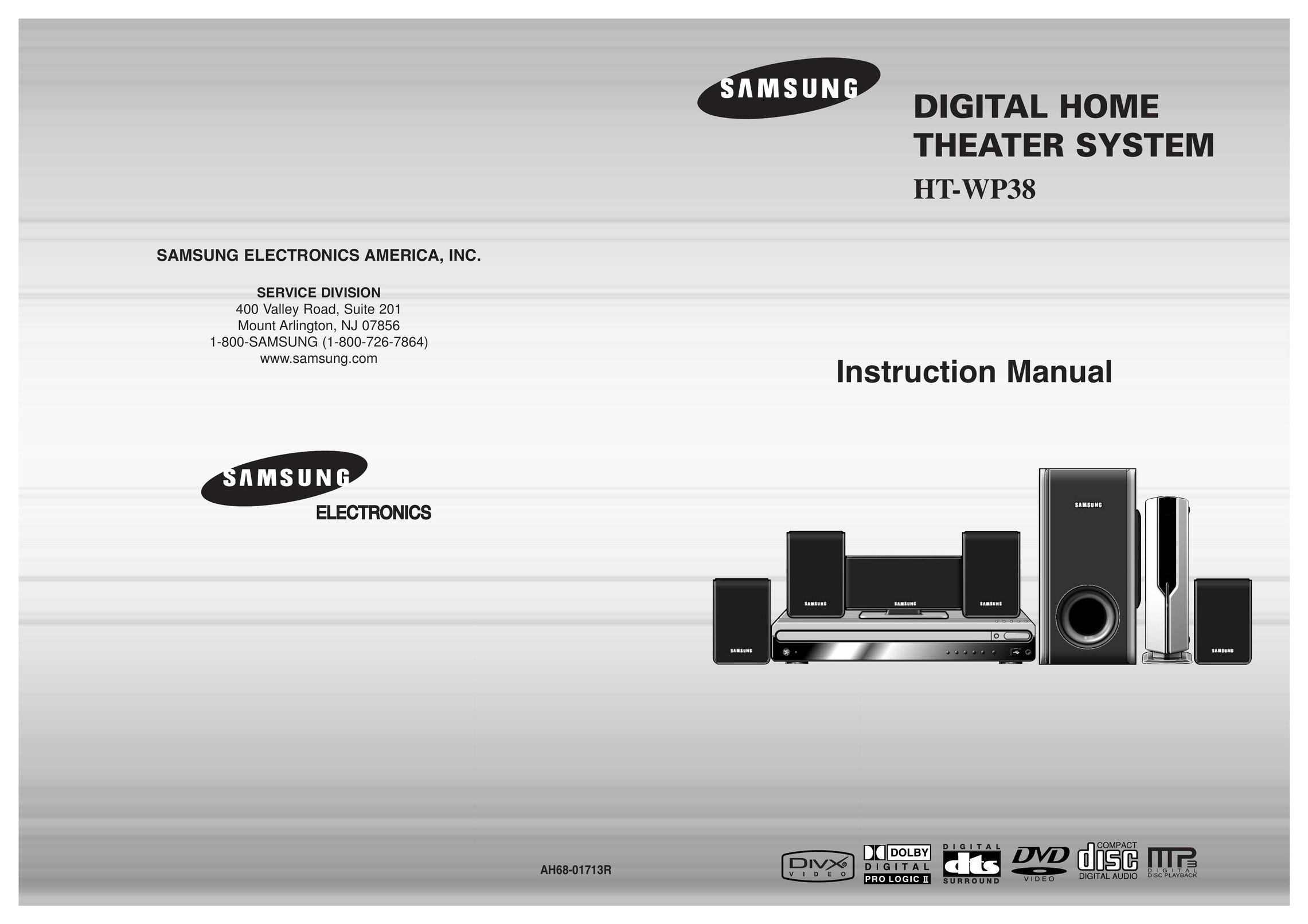 Samsung HT-WP38 Stereo System User Manual