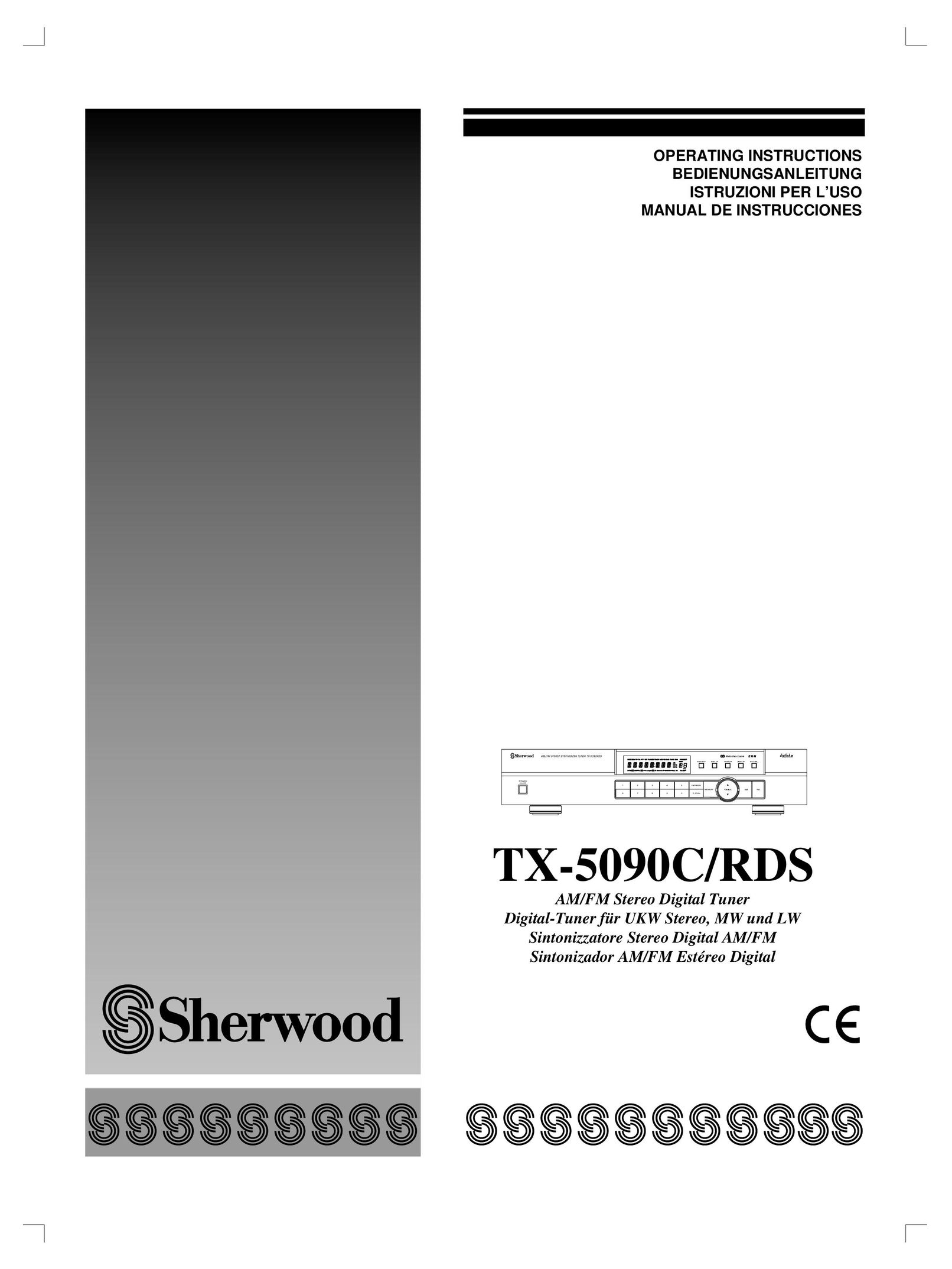 Sherwood TX-5090RDS Stereo System User Manual