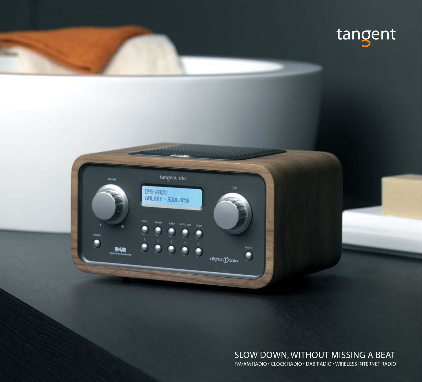 Tangent Audio FM/AM Radio Clock Stereo System User Manual