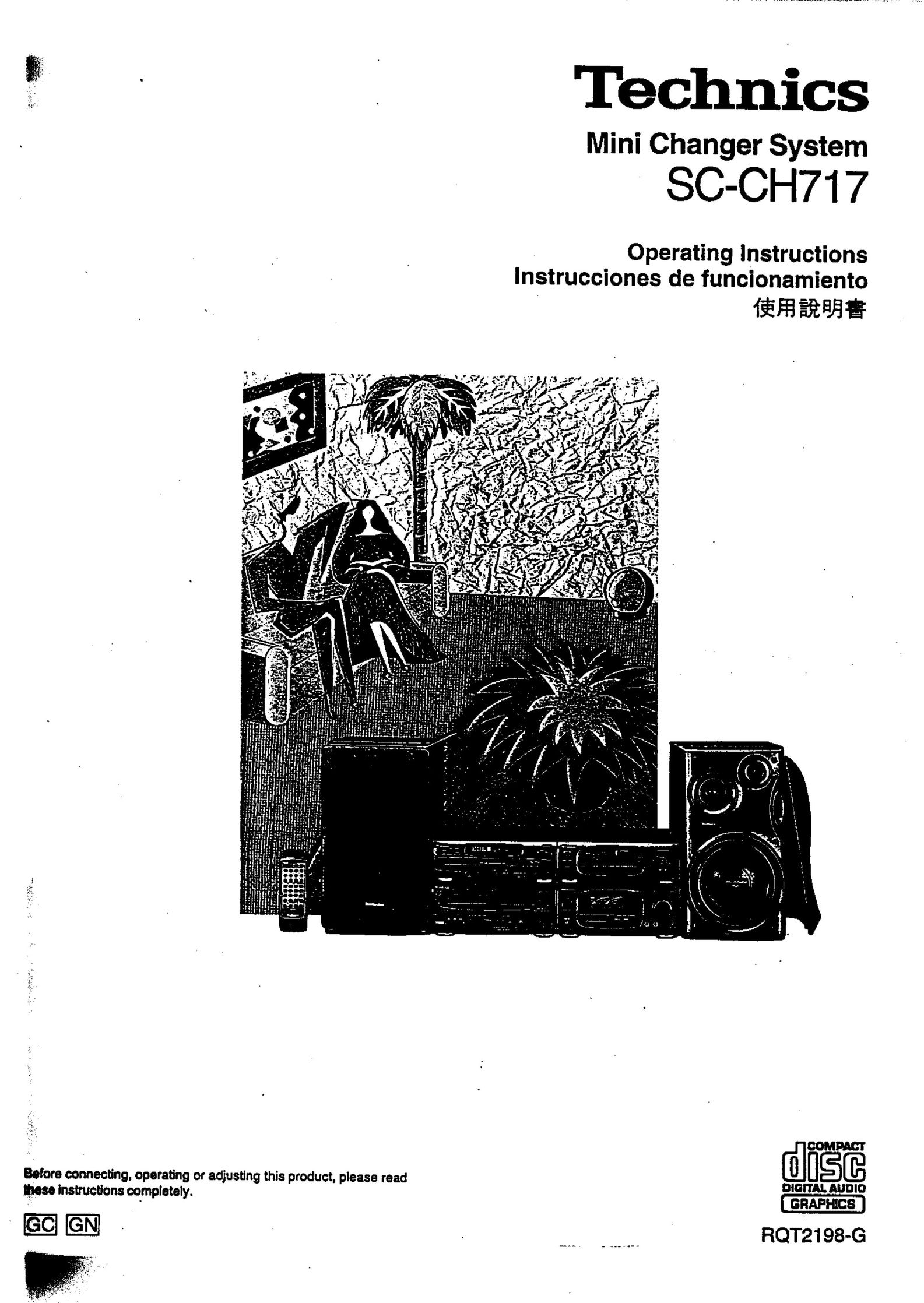 Technics SC-CH717 Stereo System User Manual