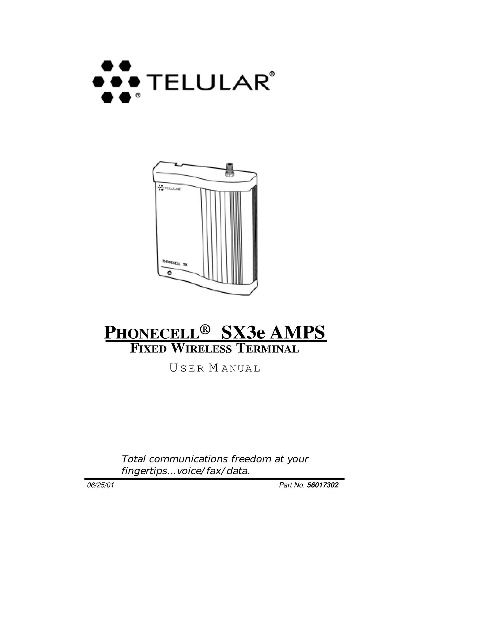 Telular SX3e Stereo System User Manual