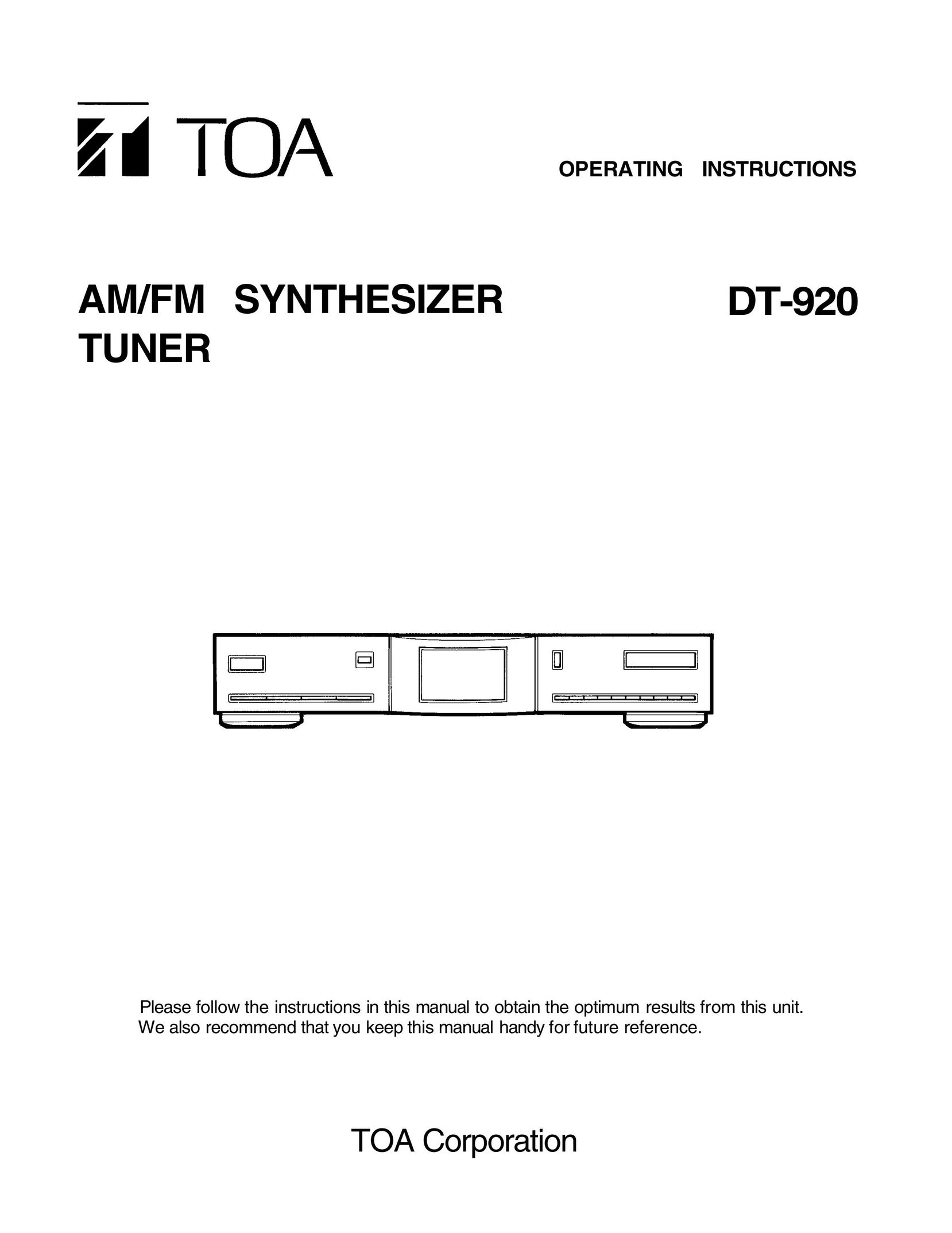 Unwind DT-920 Stereo System User Manual