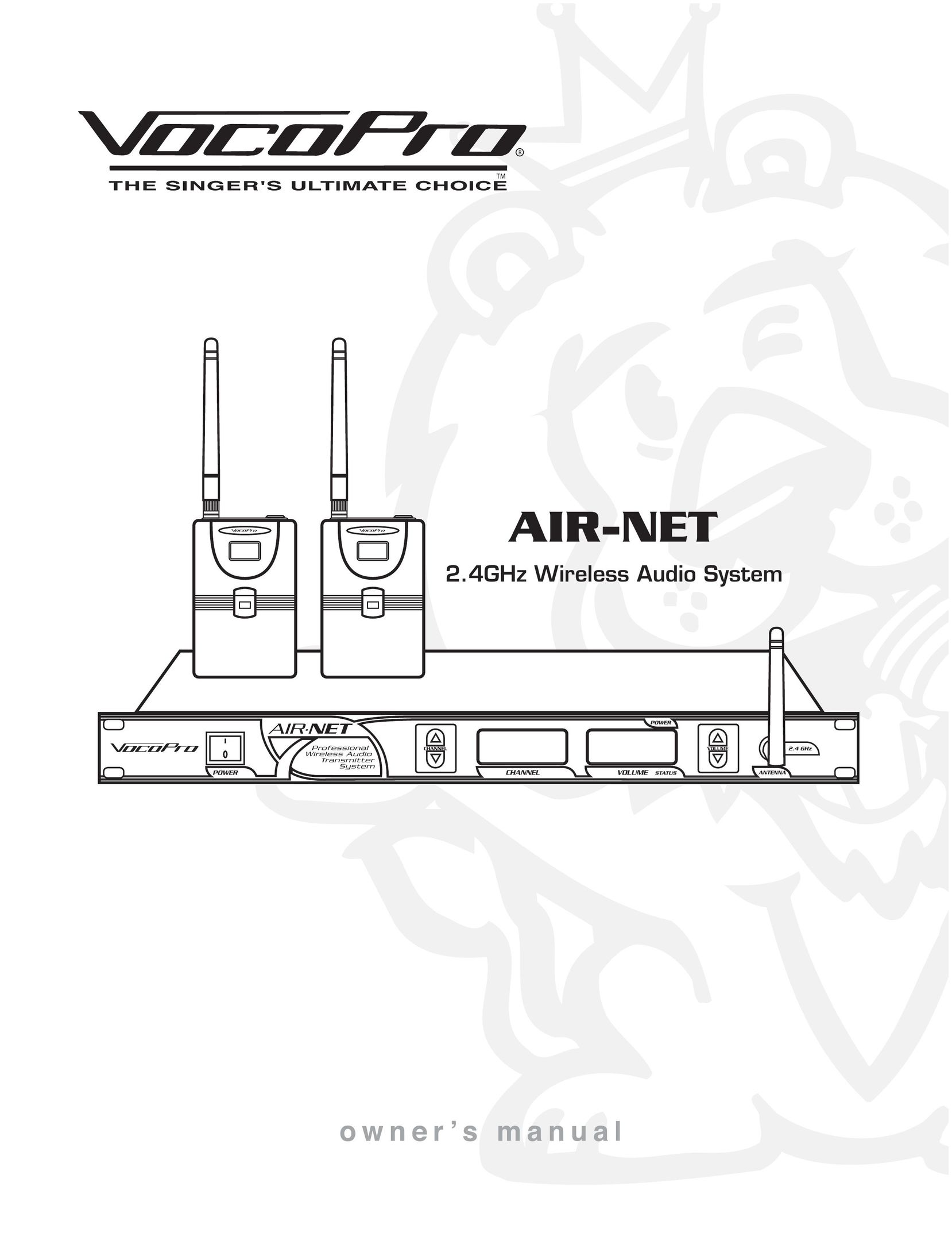 VocoPro AIR-NET Stereo System User Manual