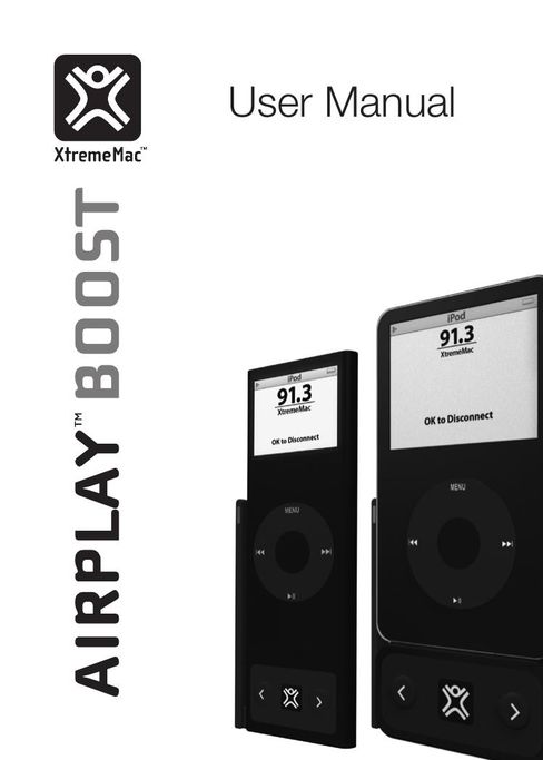 XtremeMac Airplay Boost Stereo System User Manual