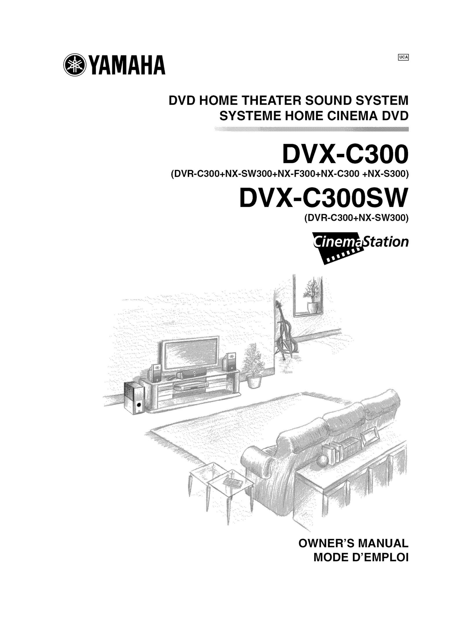 Yamaha DVX-C300 Stereo System User Manual