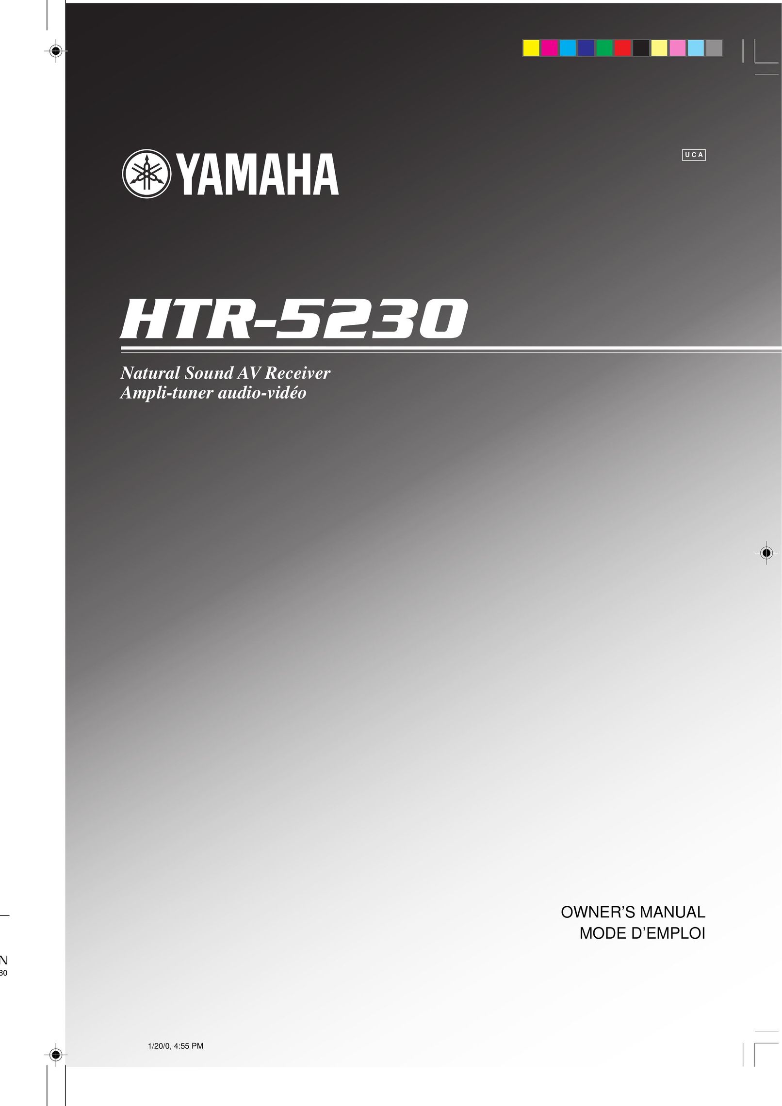 Yamaha HTR-5230 Stereo System User Manual