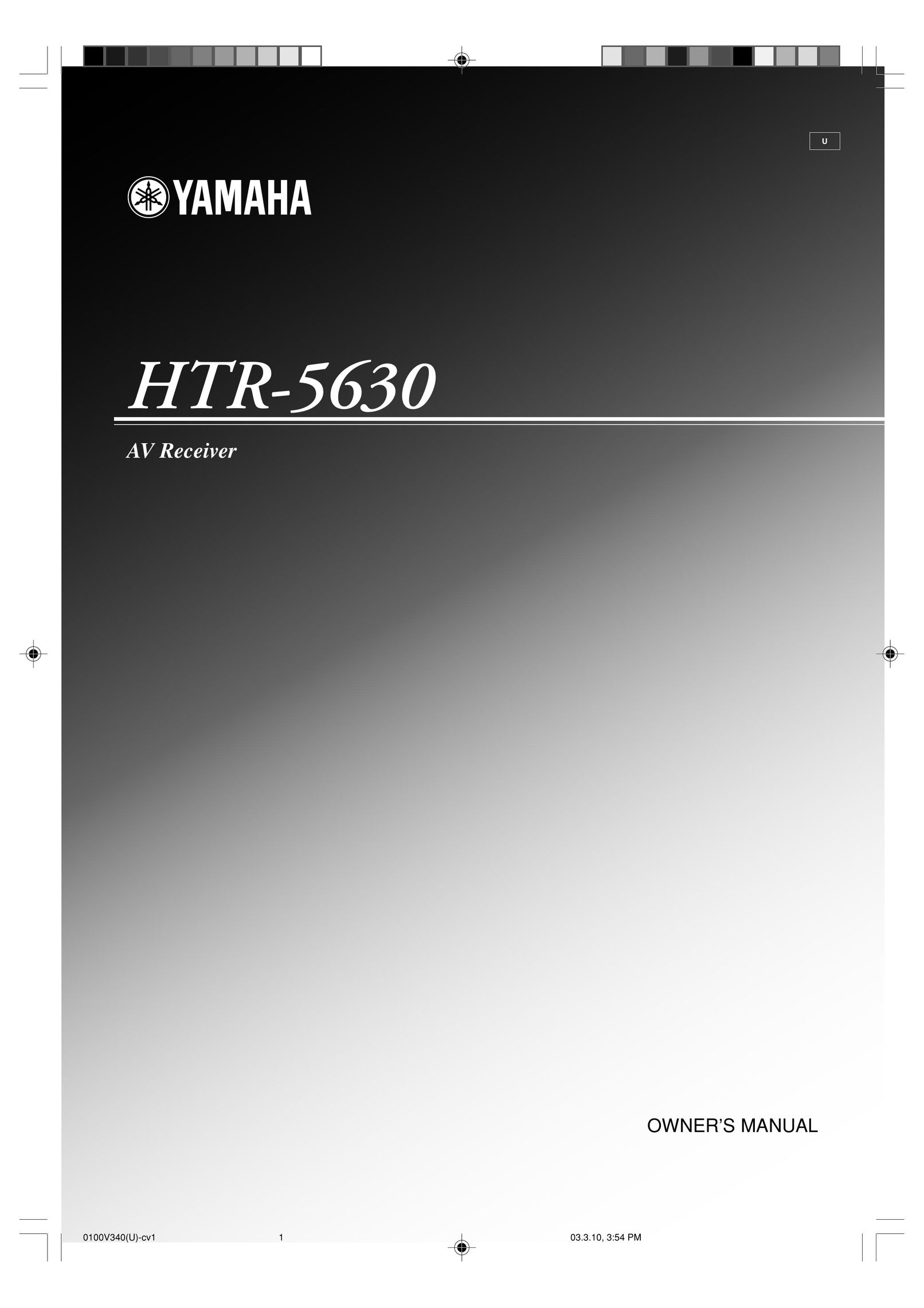 Yamaha HTR-5630 Stereo System User Manual