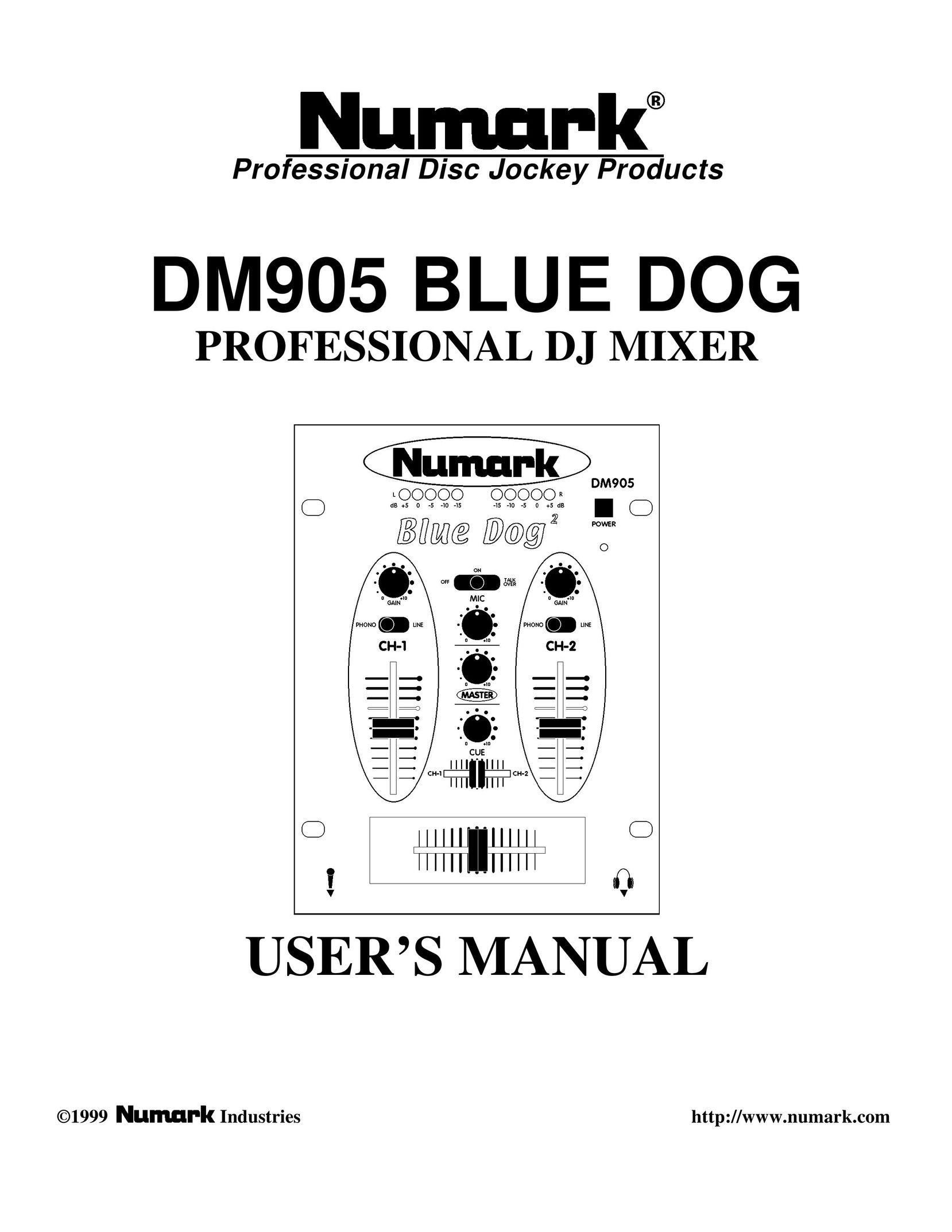 Numark Industries DM905 Turntable User Manual