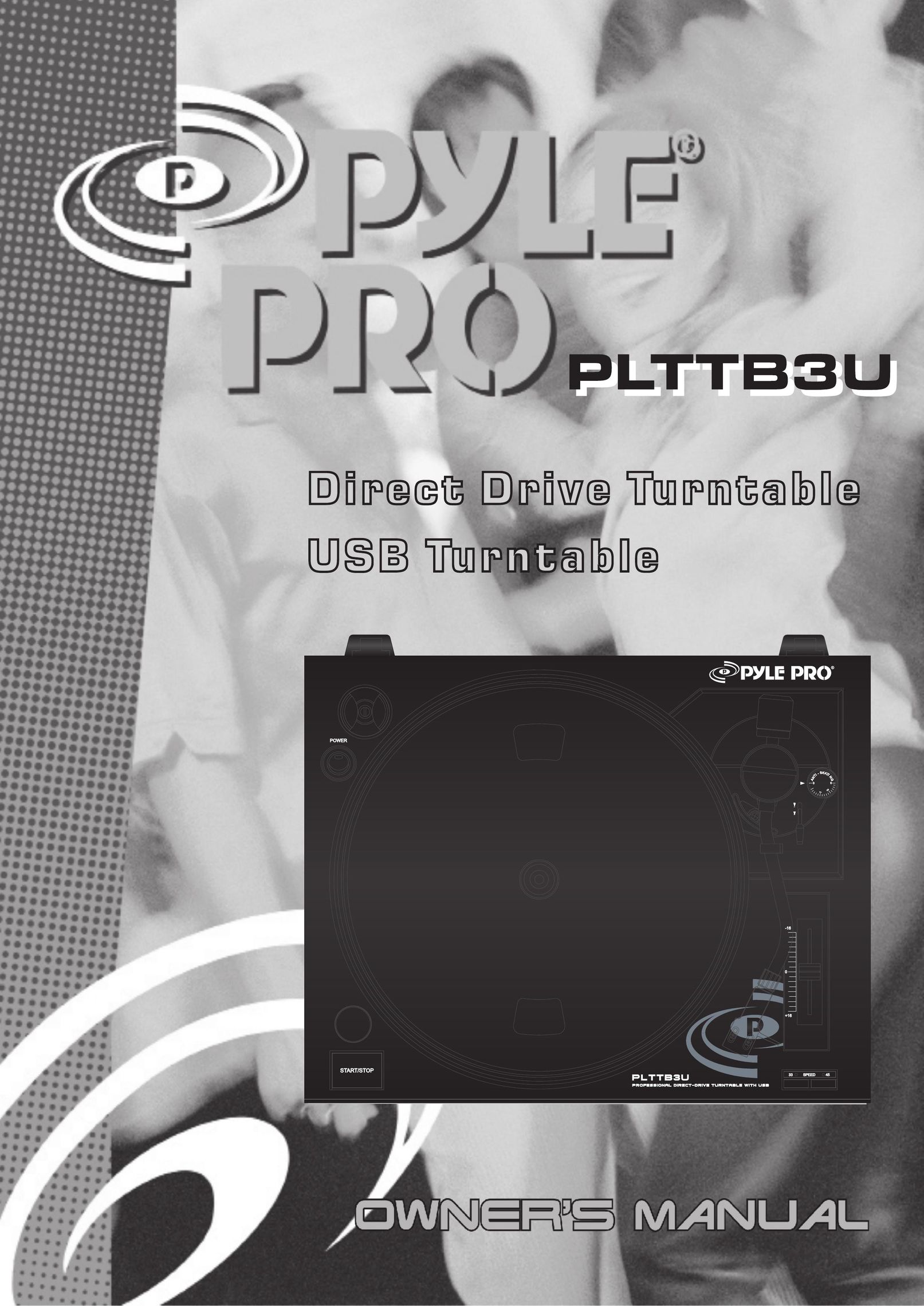 PYLE Audio PLTTB3U Turntable User Manual