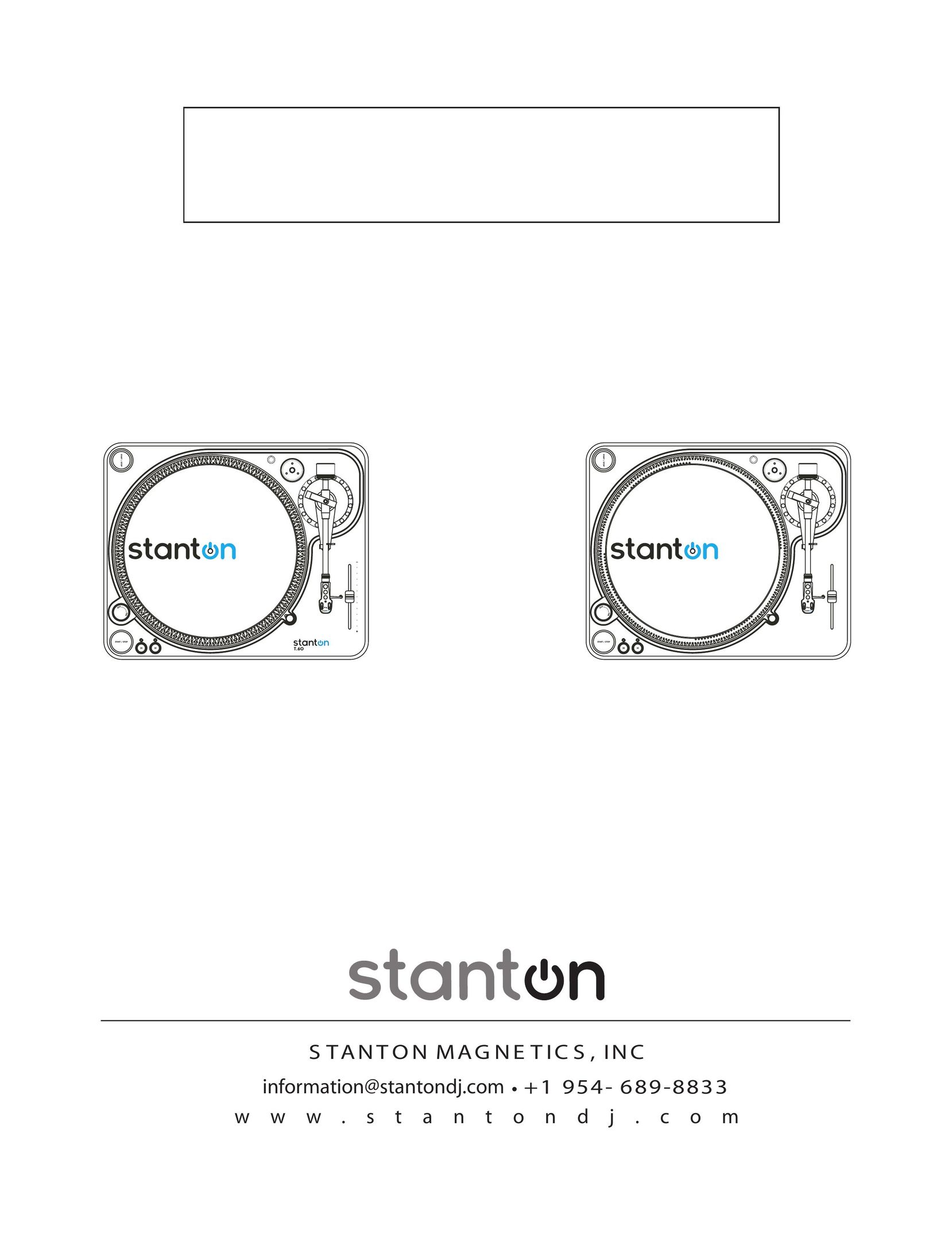 Stanton DJLab.2 Turntable User Manual