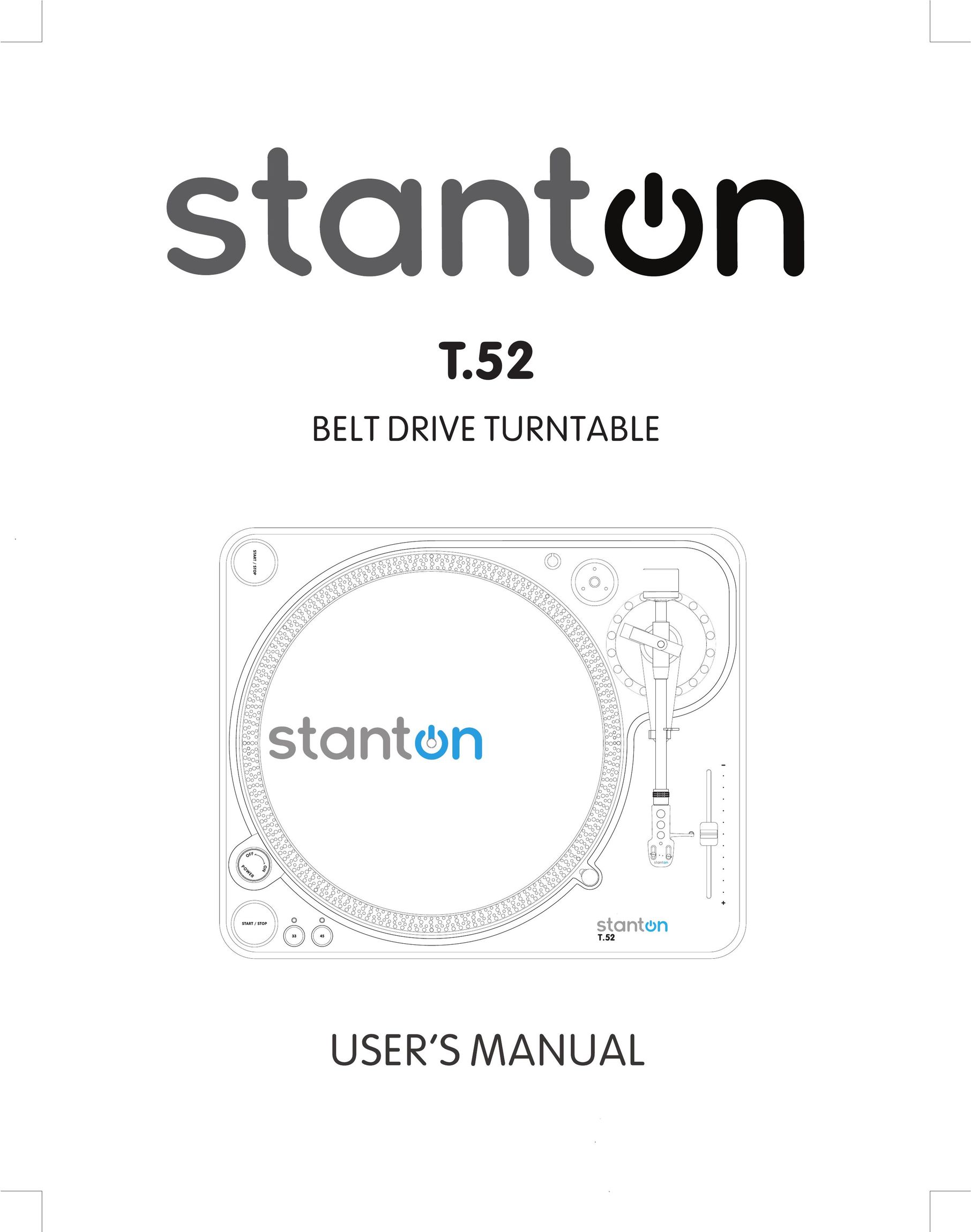Stanton T.52 Turntable User Manual