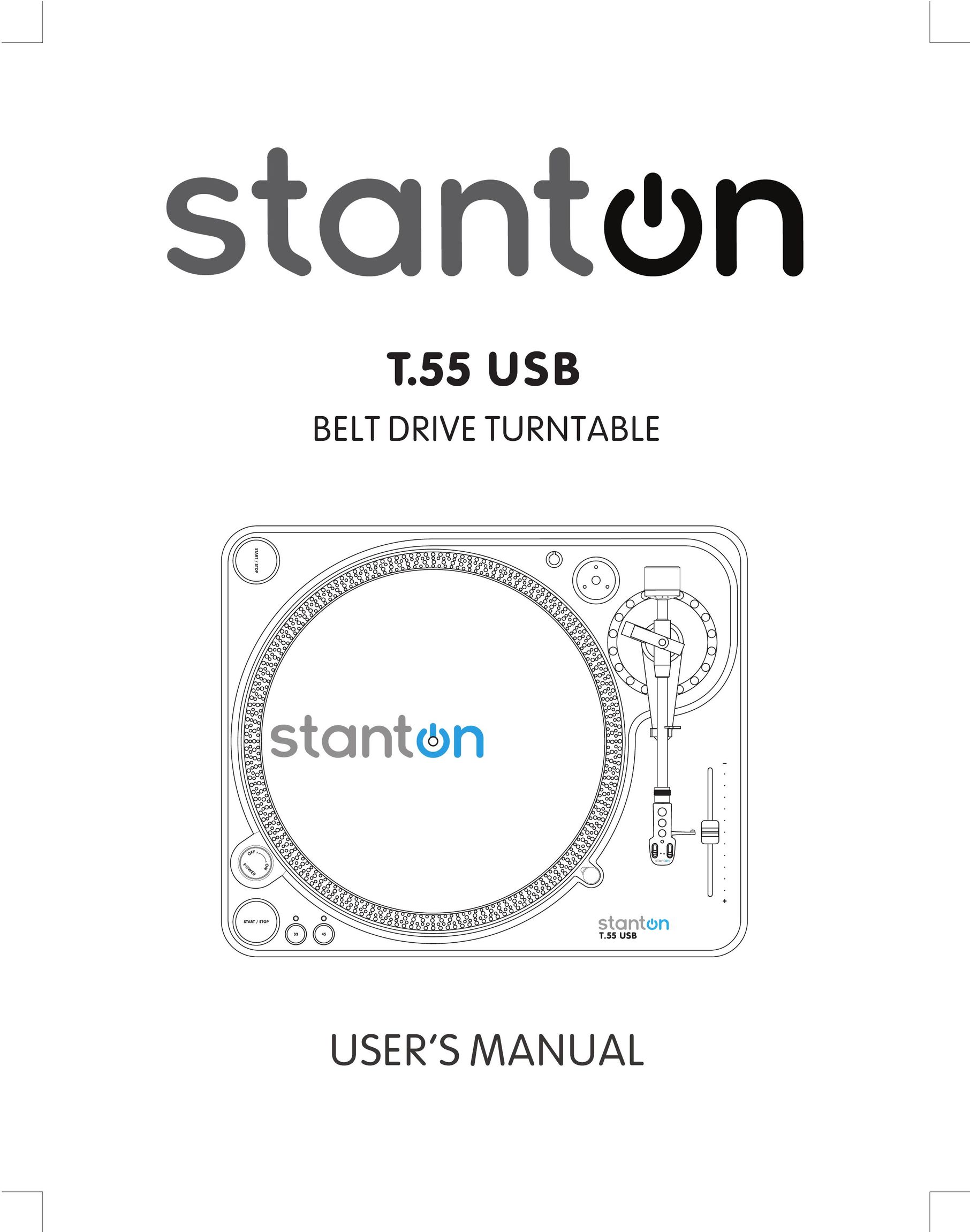 Stanton T.55 USB Turntable User Manual