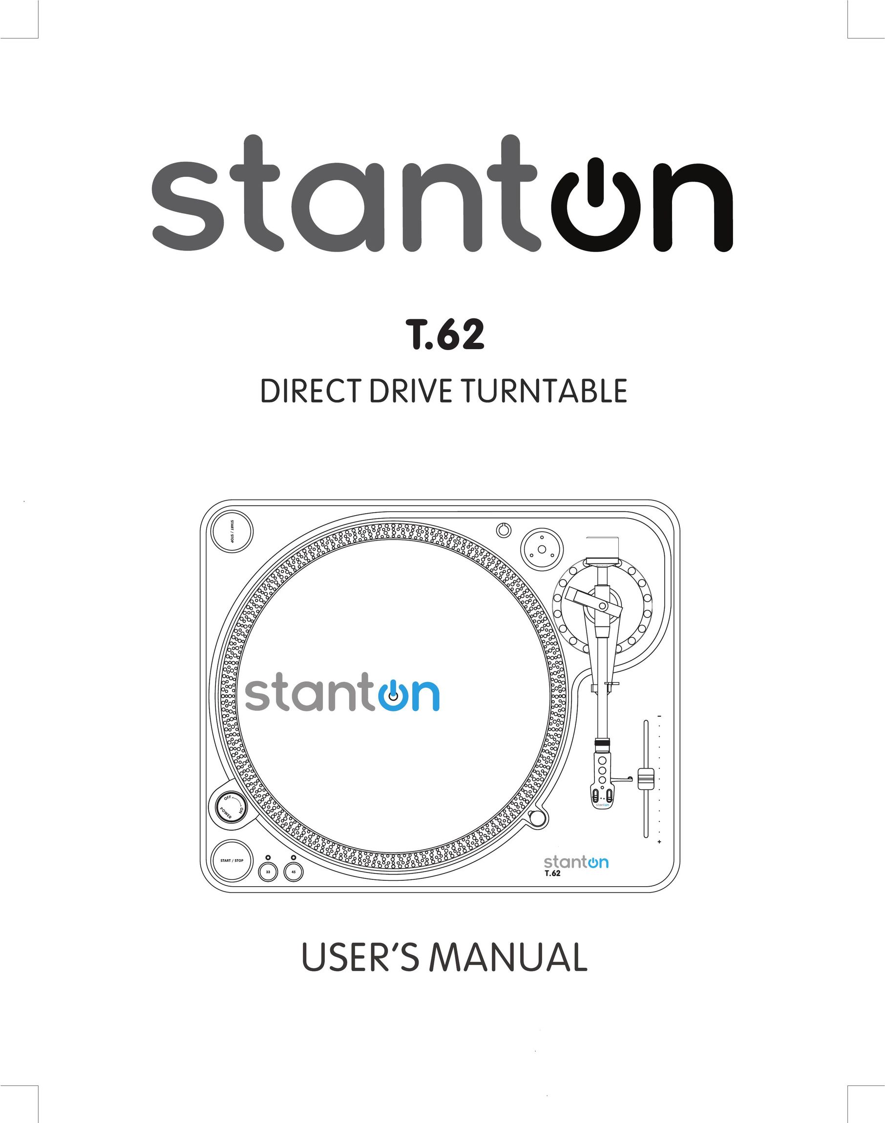 Stanton T.62 Turntable User Manual
