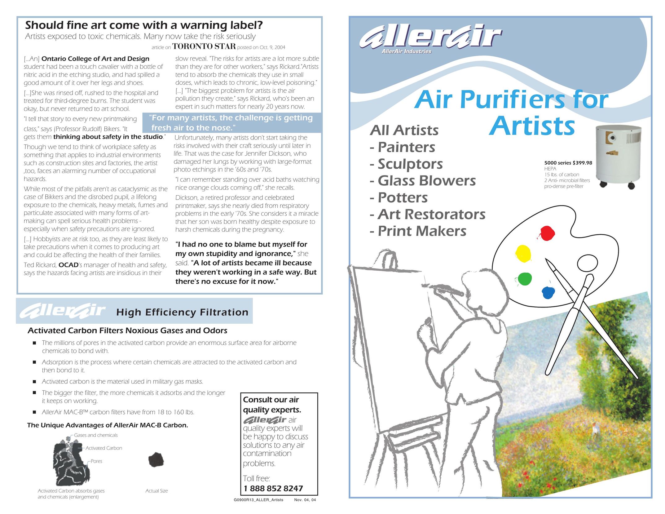 AllerAir 5000 DH Air Cleaner User Manual