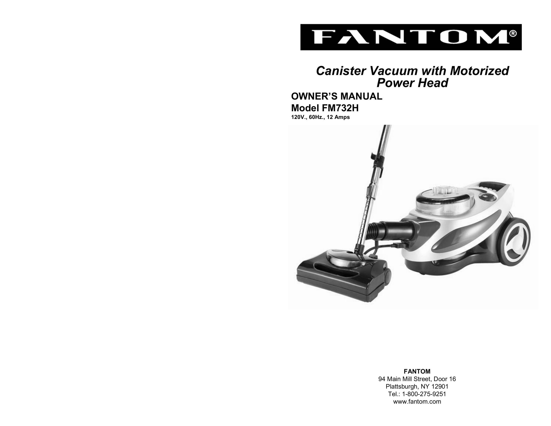 Fantom Vacuum FM732H Air Cleaner User Manual