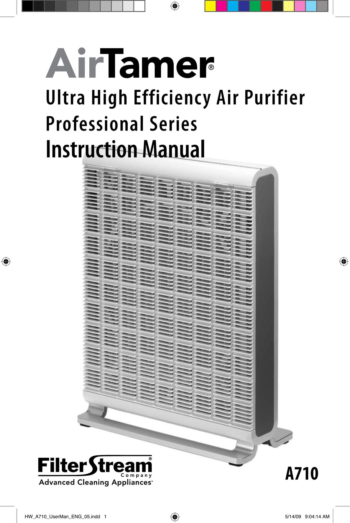 FilterStream HW_A710 Air Cleaner User Manual